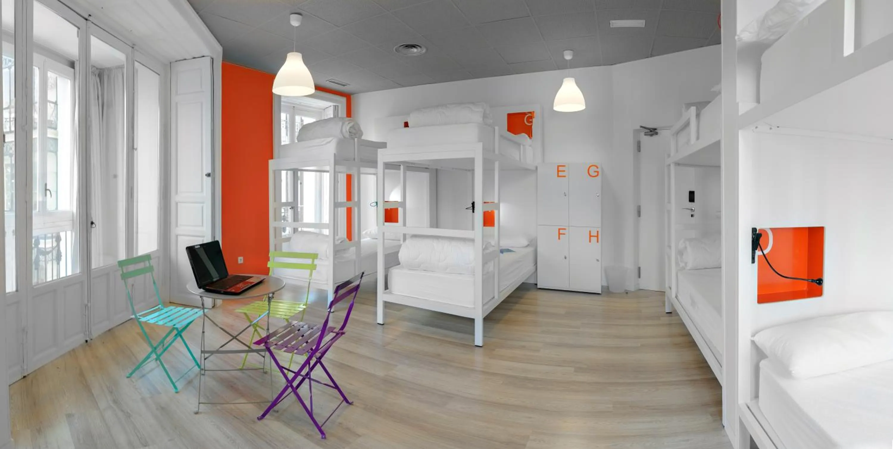 Photo of the whole room in Safestay Madrid Central