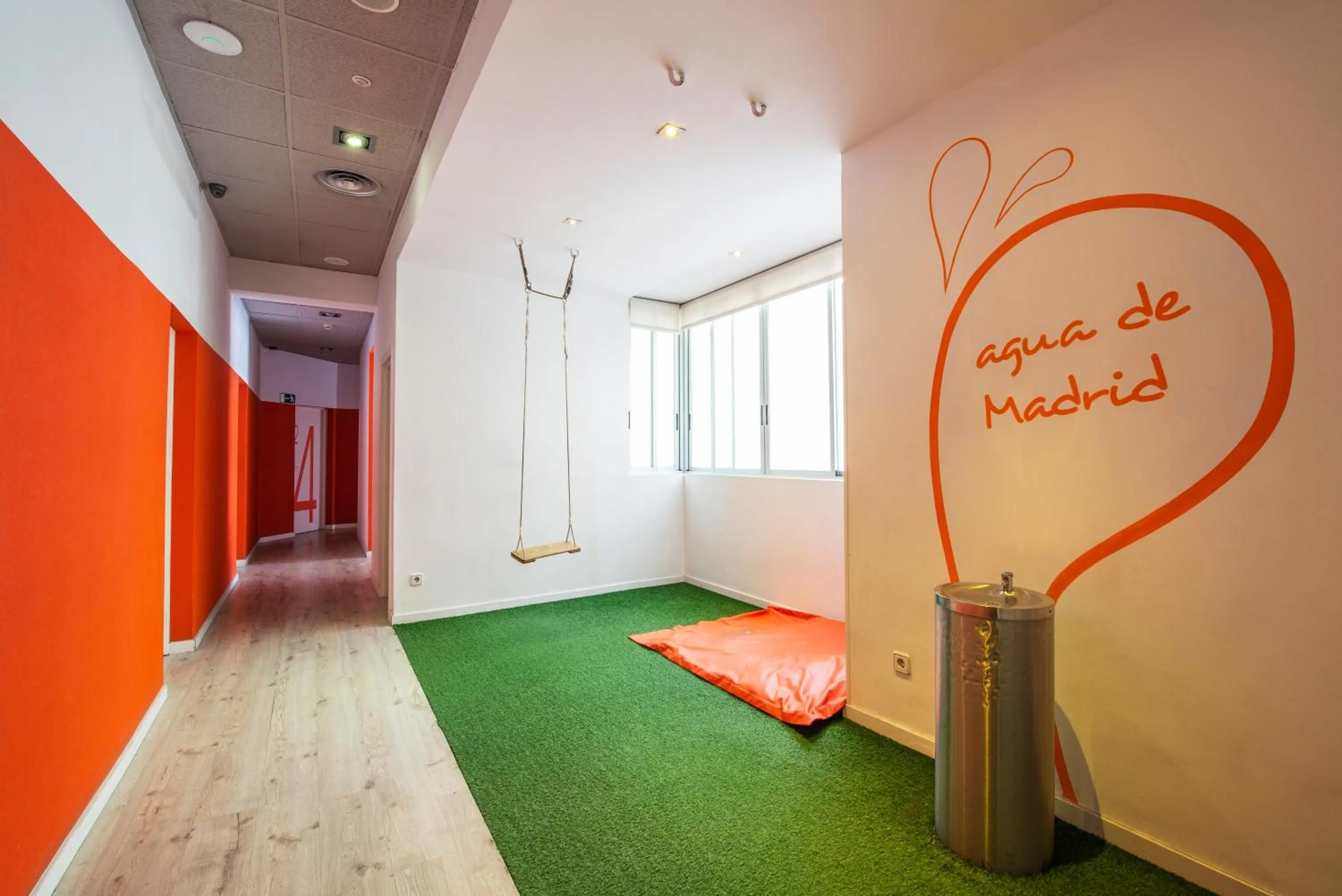 Decorative detail in Safestay Madrid Central