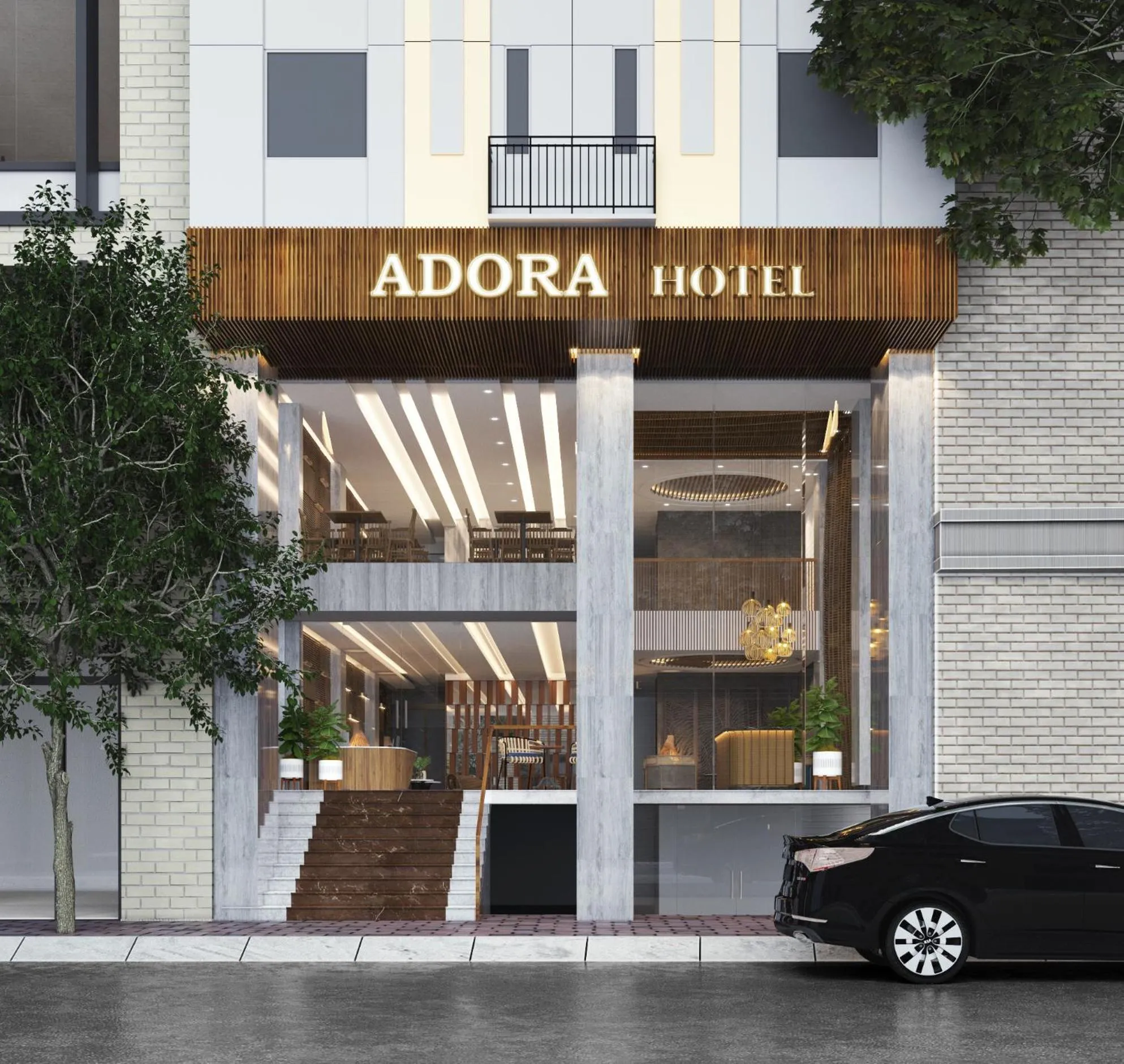 Facade/entrance in Adora Hotel