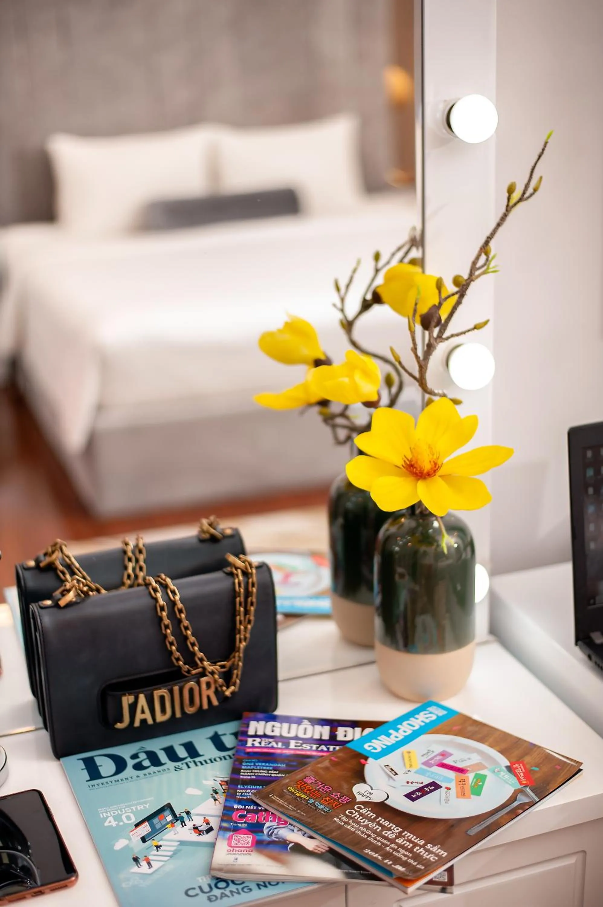 Decorative detail, Bed in Adora Hotel