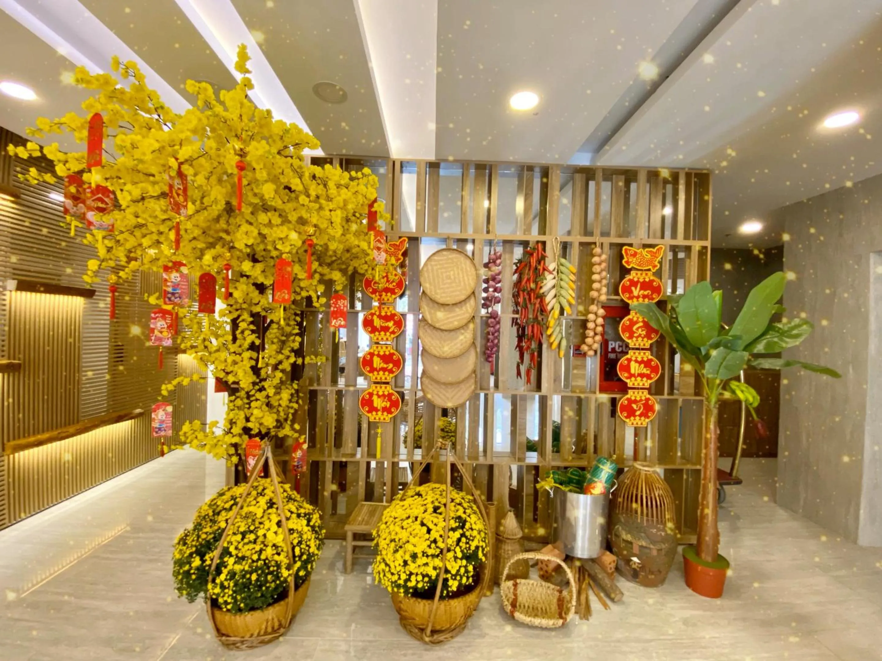 Decorative detail in Adora Hotel