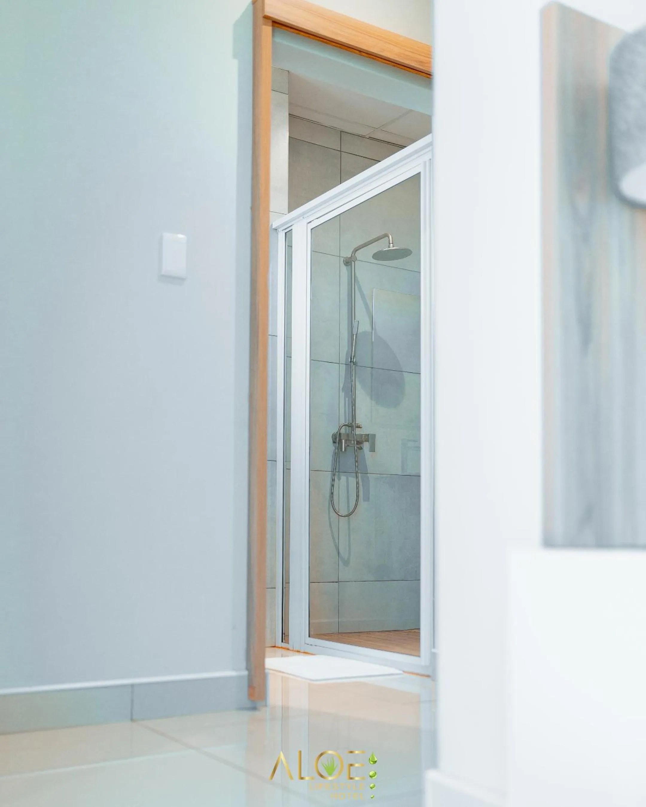 Shower in Aloe Lifestyle Hotel