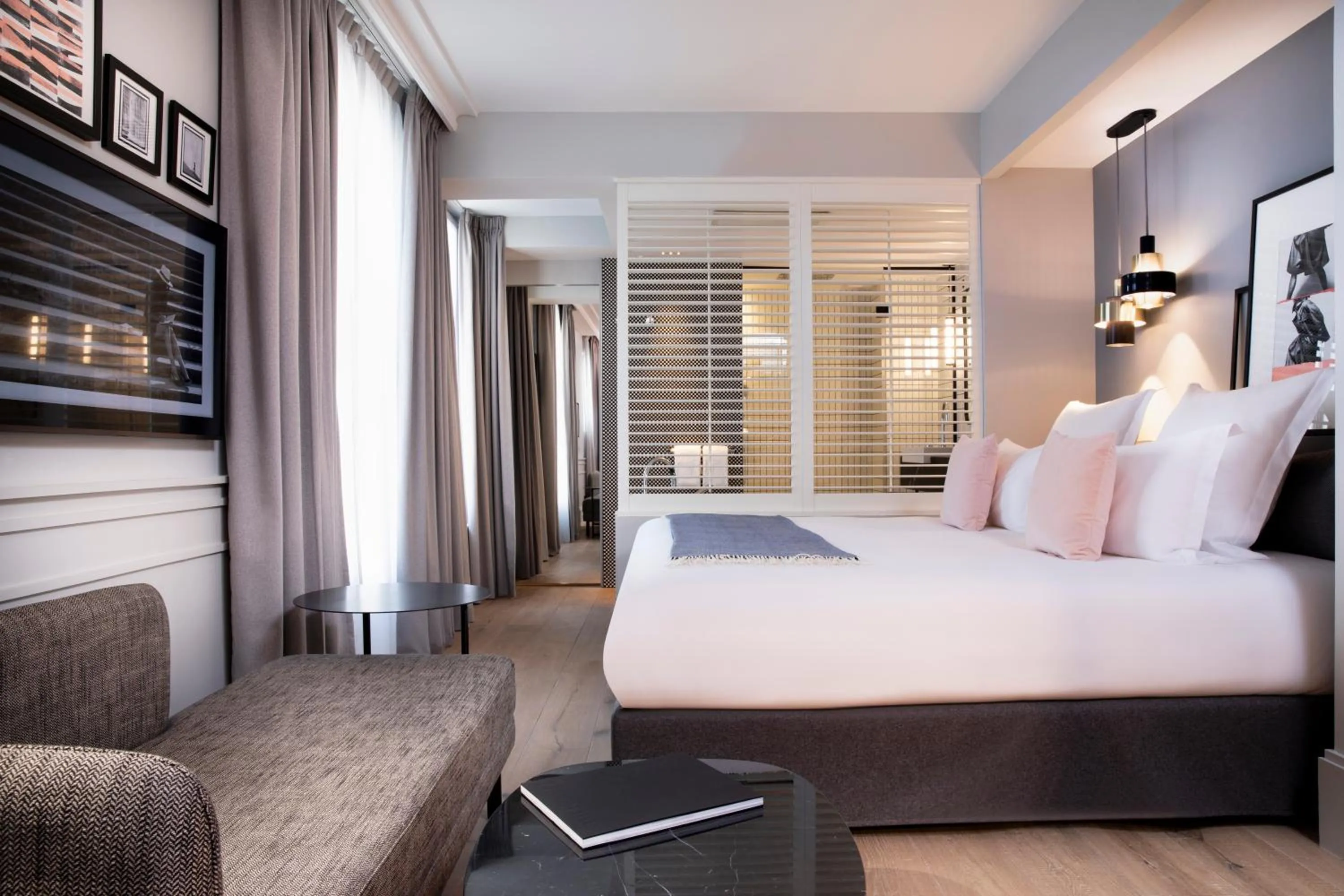 Bedroom, Bed in Maison ELLE Paris