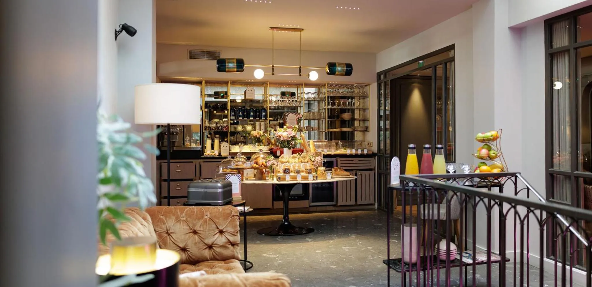 Continental breakfast in Maison ELLE Paris
