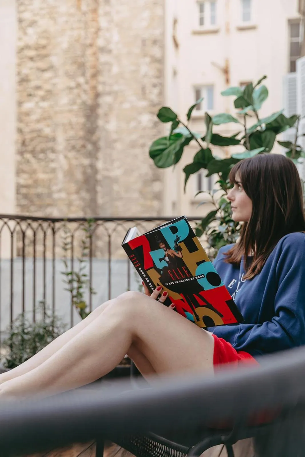 Quiet street view in Maison ELLE Paris