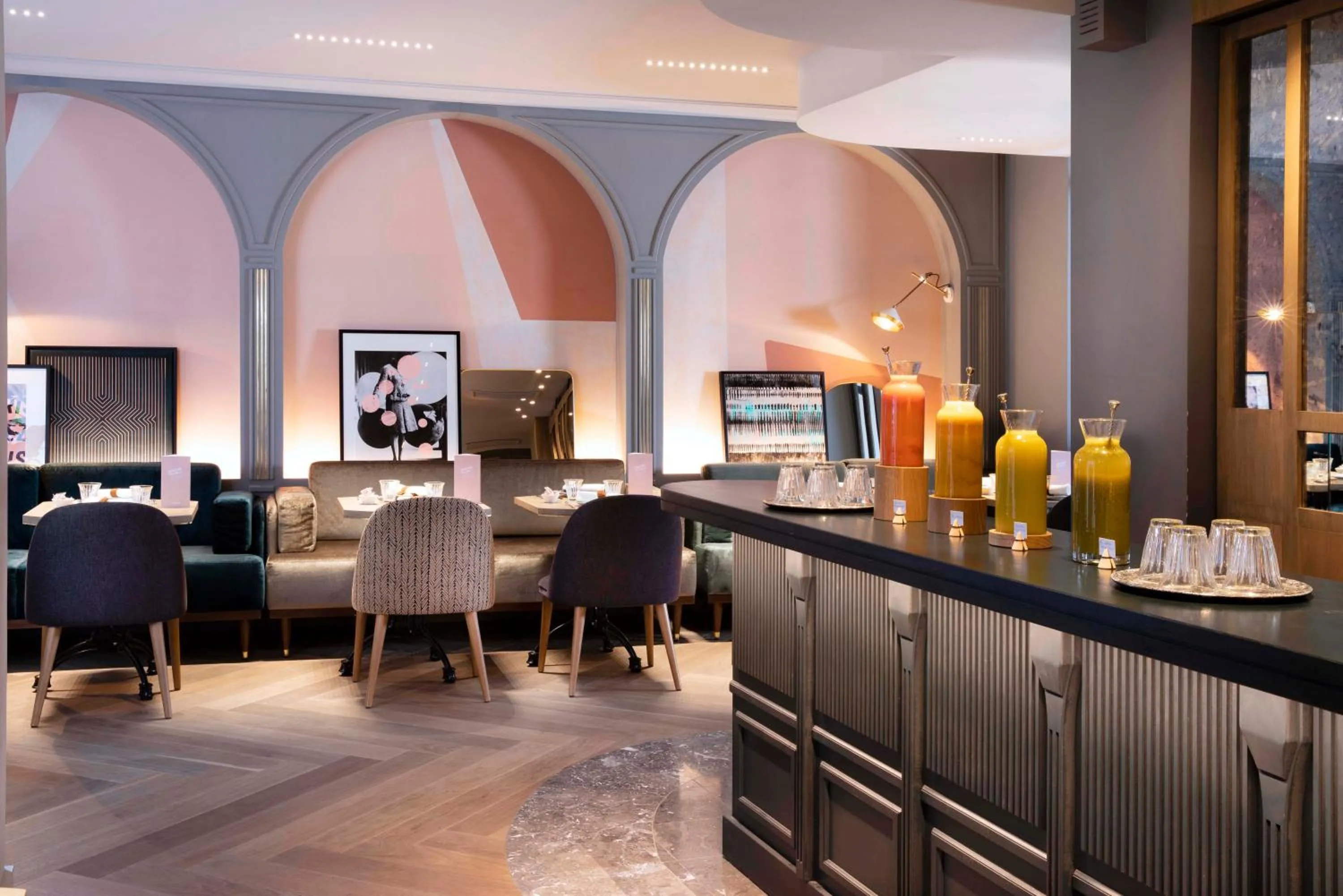 Breakfast, Restaurant/Places to Eat in Hotel Flanelles Paris