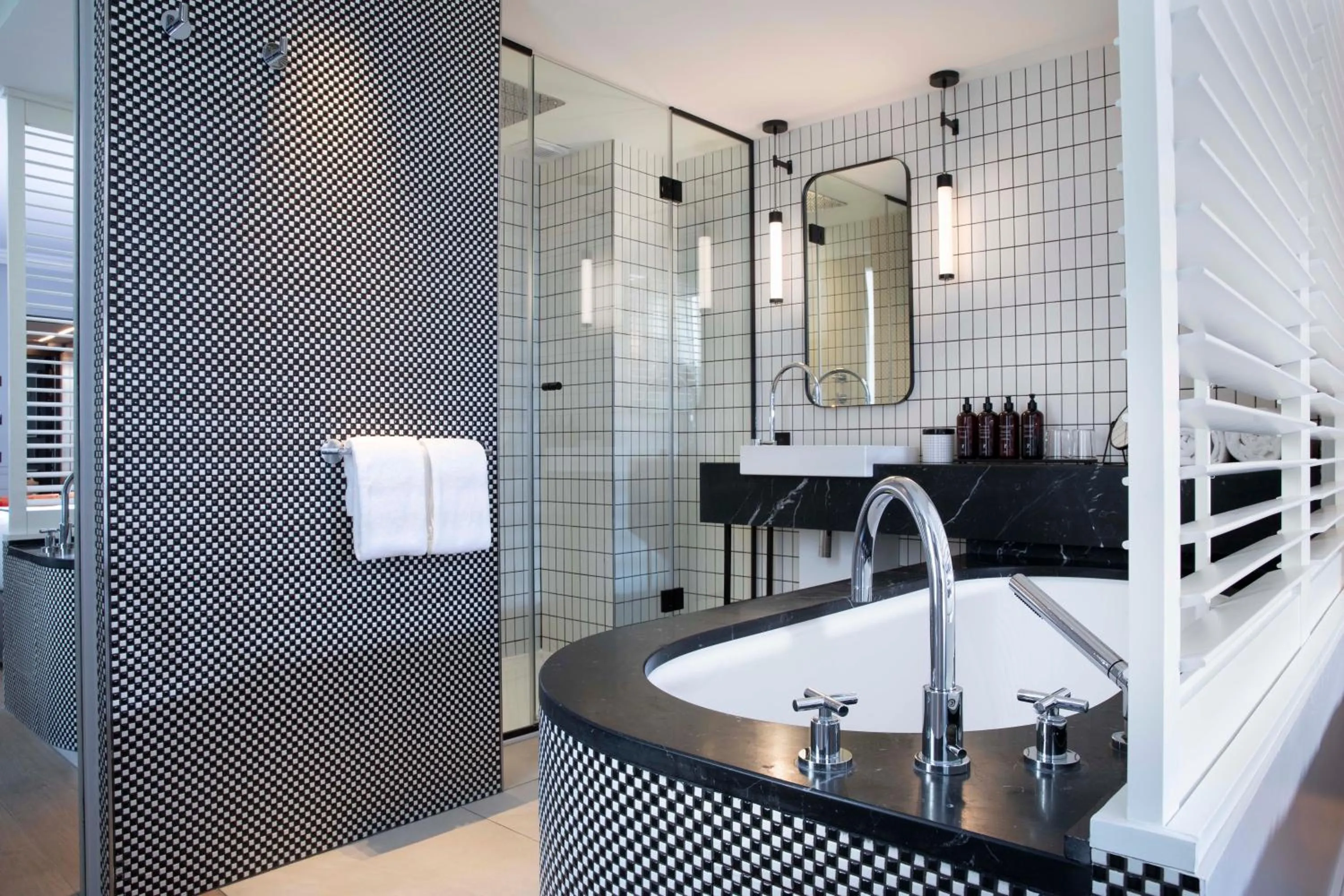 Shower, Bathroom in Hotel Flanelles Paris