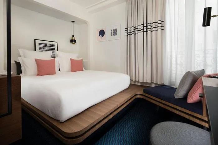 Bed in Hotel Flanelles Paris