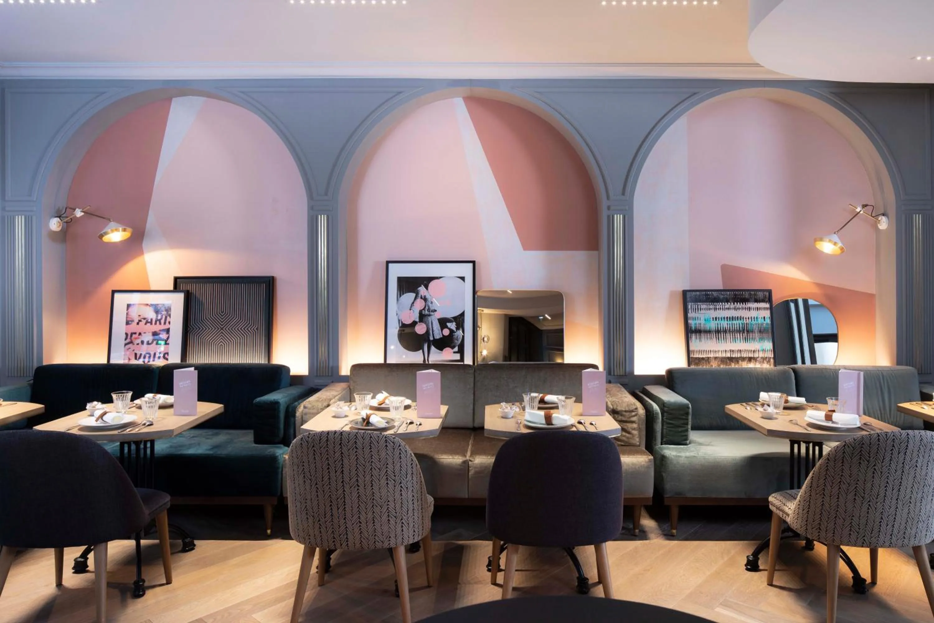 Breakfast, Restaurant/Places to Eat in Hotel Flanelles Paris