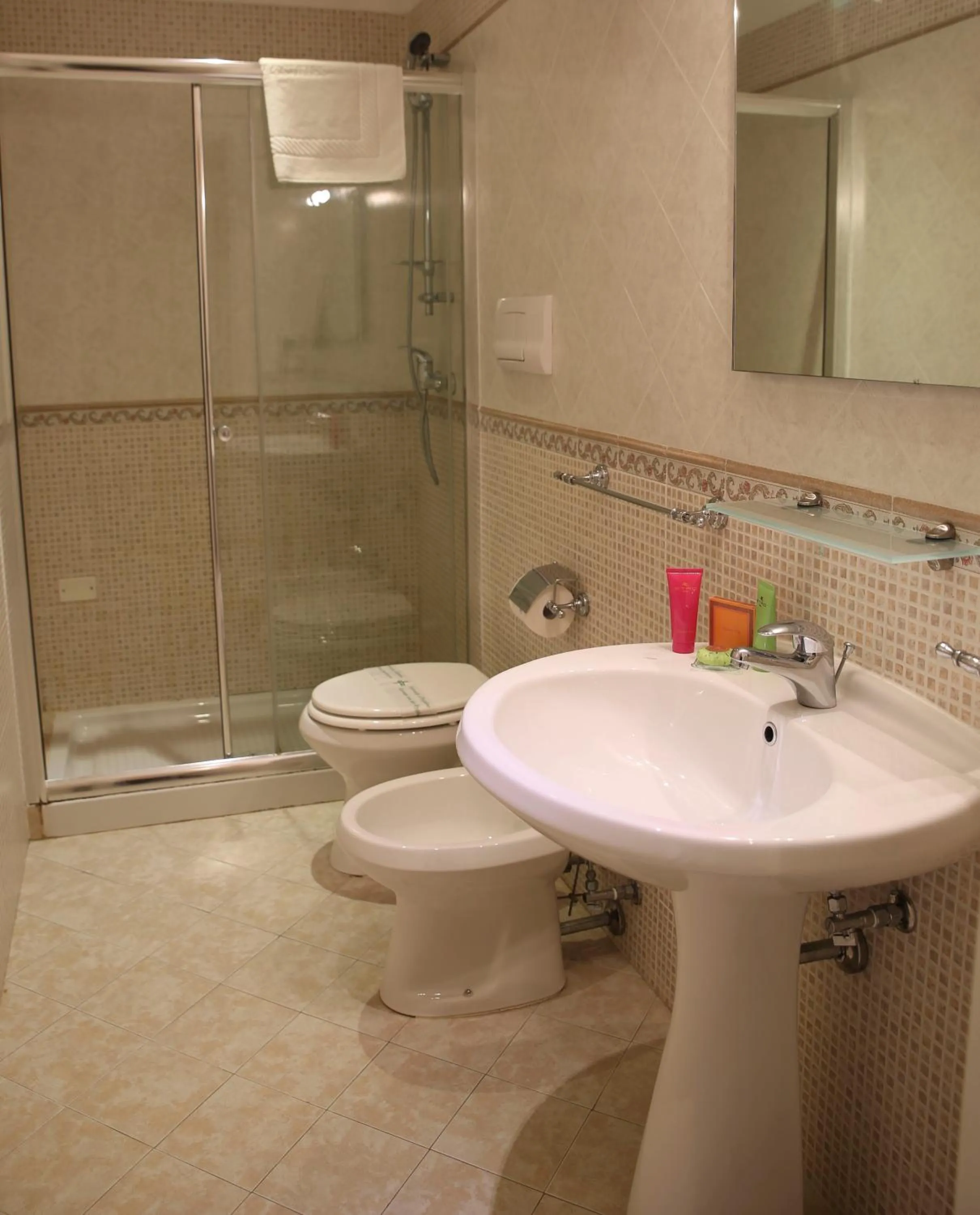 Shower in Apollo Suites