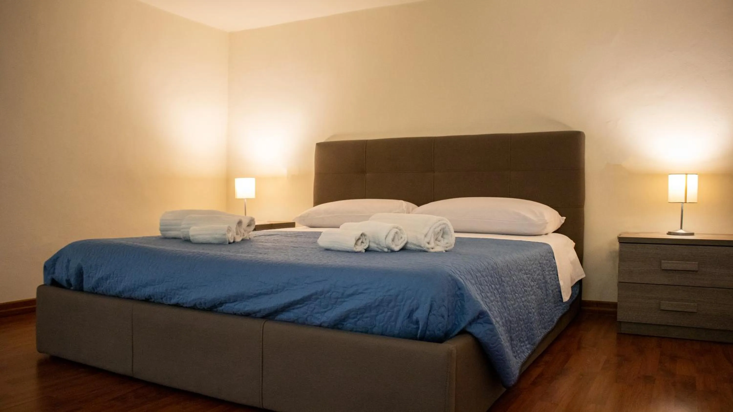 Bed in Apollo Suites