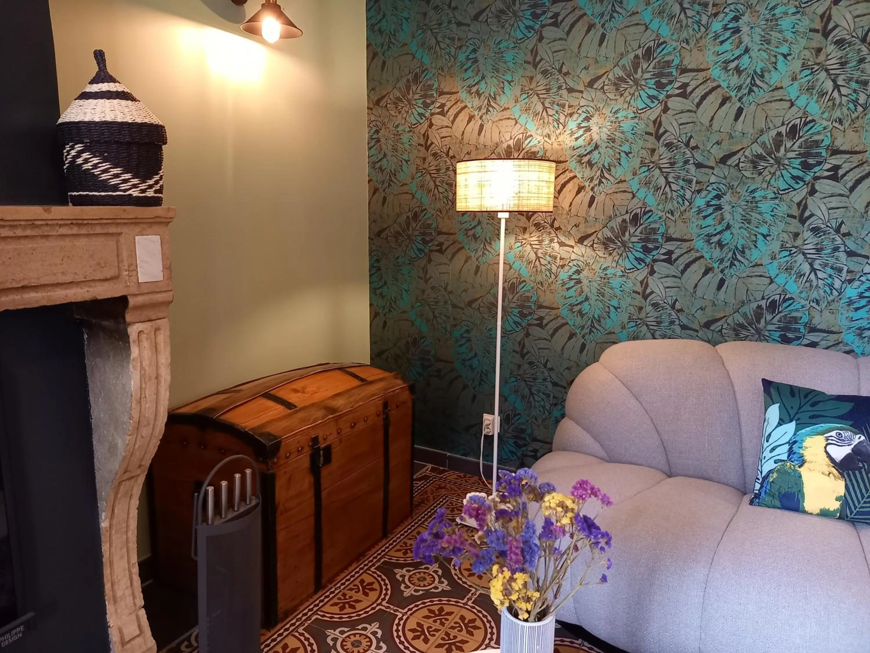 Living room in Hôtel Restaurant Notre Dame