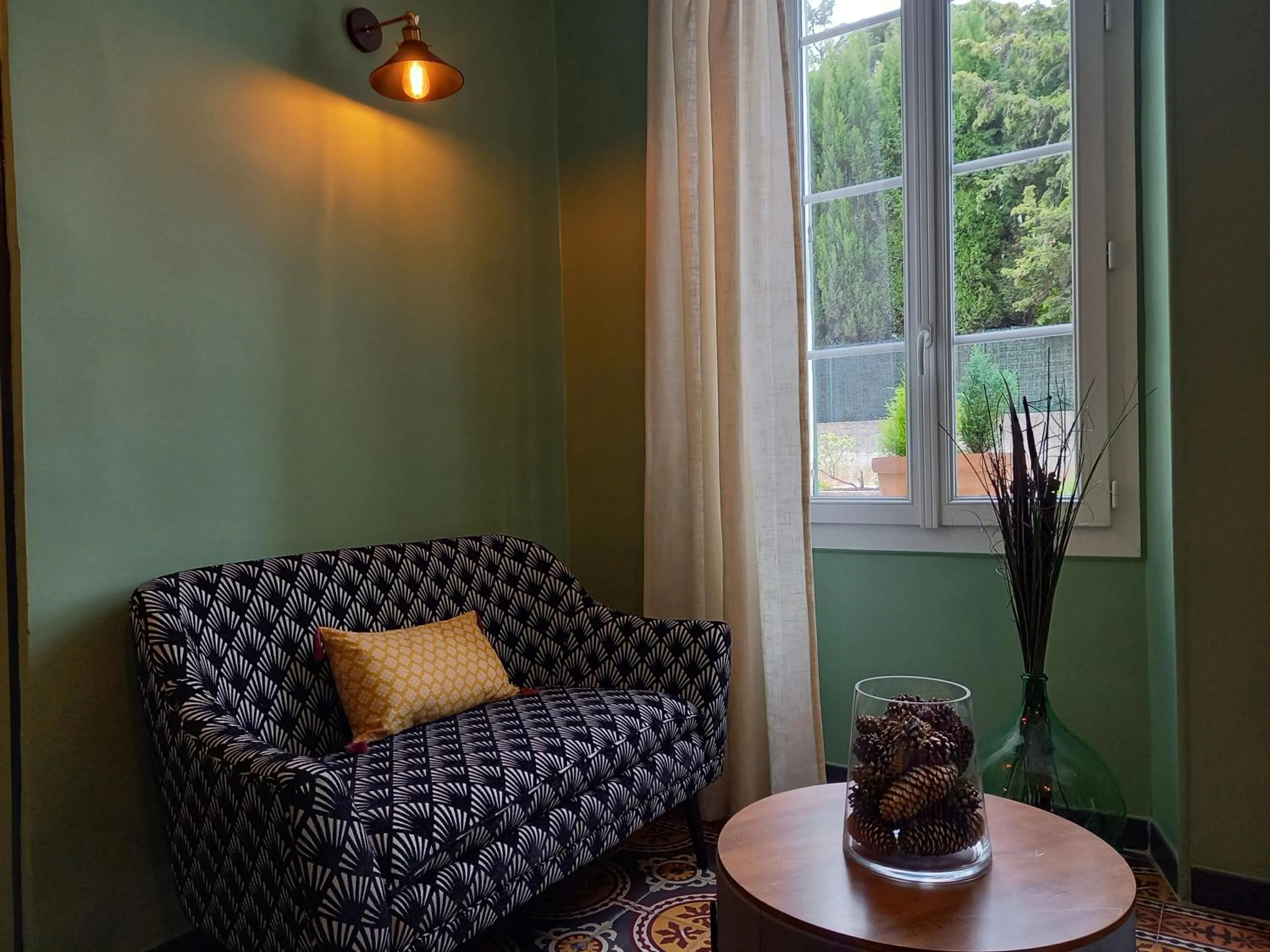 Living room in Hôtel Restaurant Notre Dame