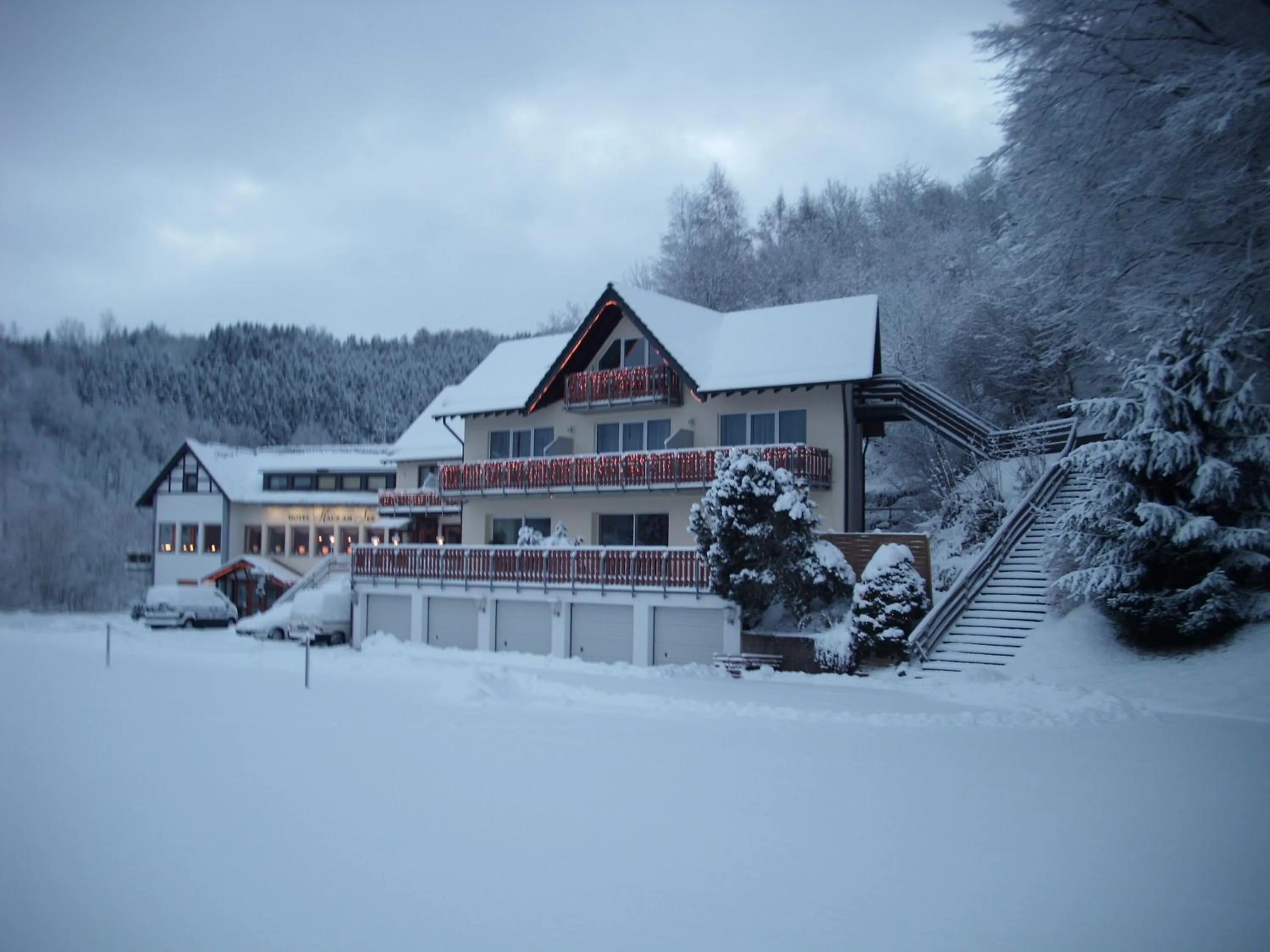 Property building in Hotel Haus am See