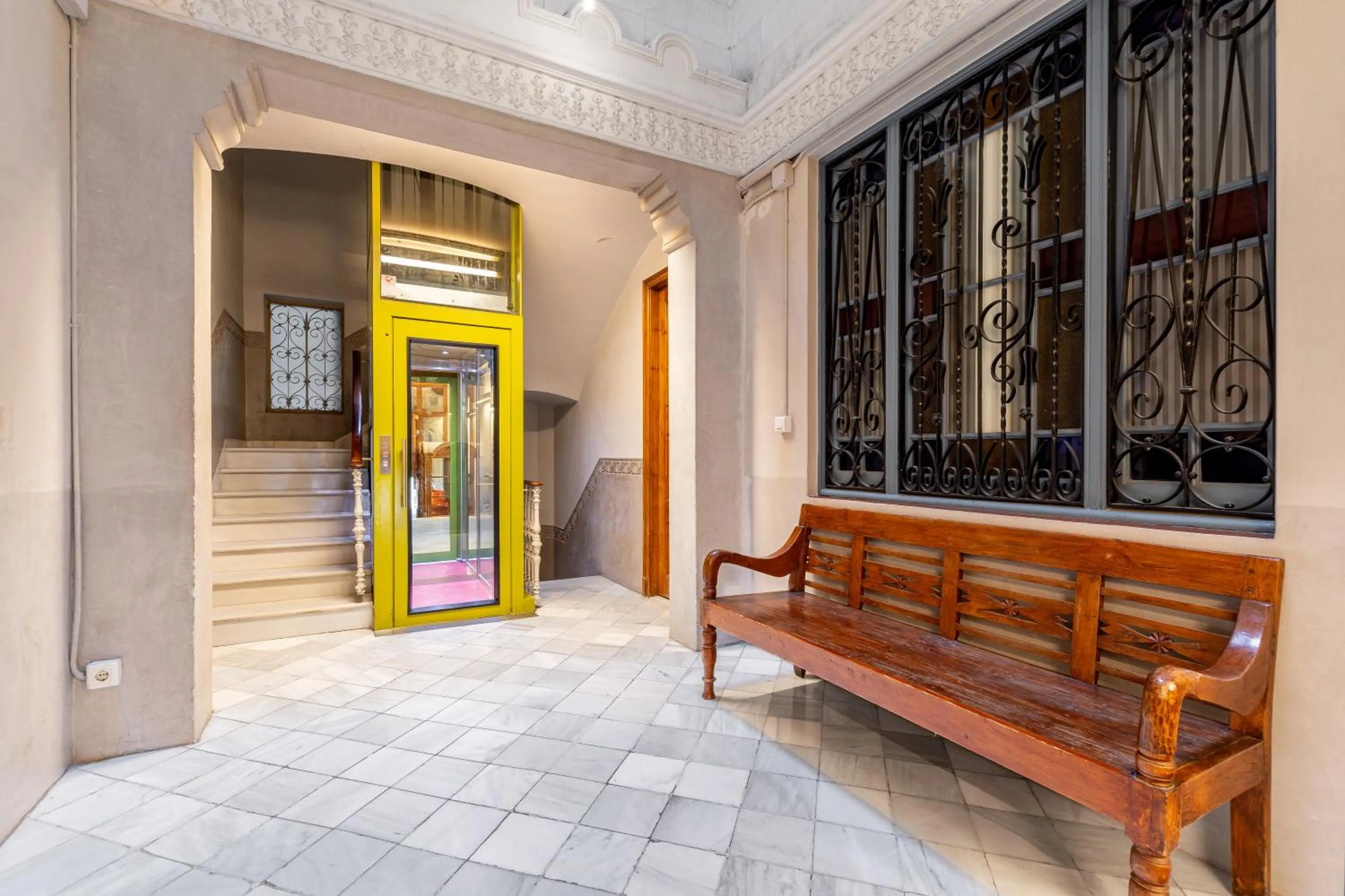 Lobby or reception in Fuster Apartments by Aspasios