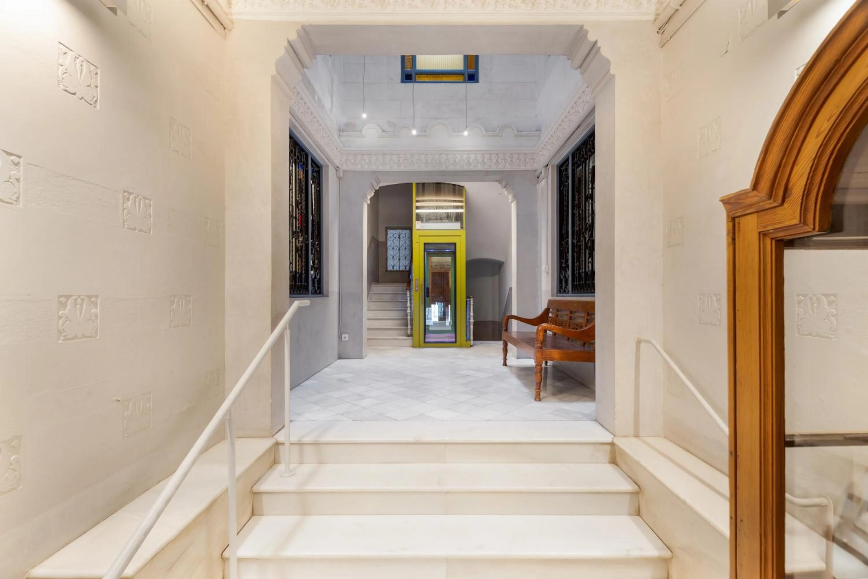 Lobby or reception in Fuster Apartments by Aspasios