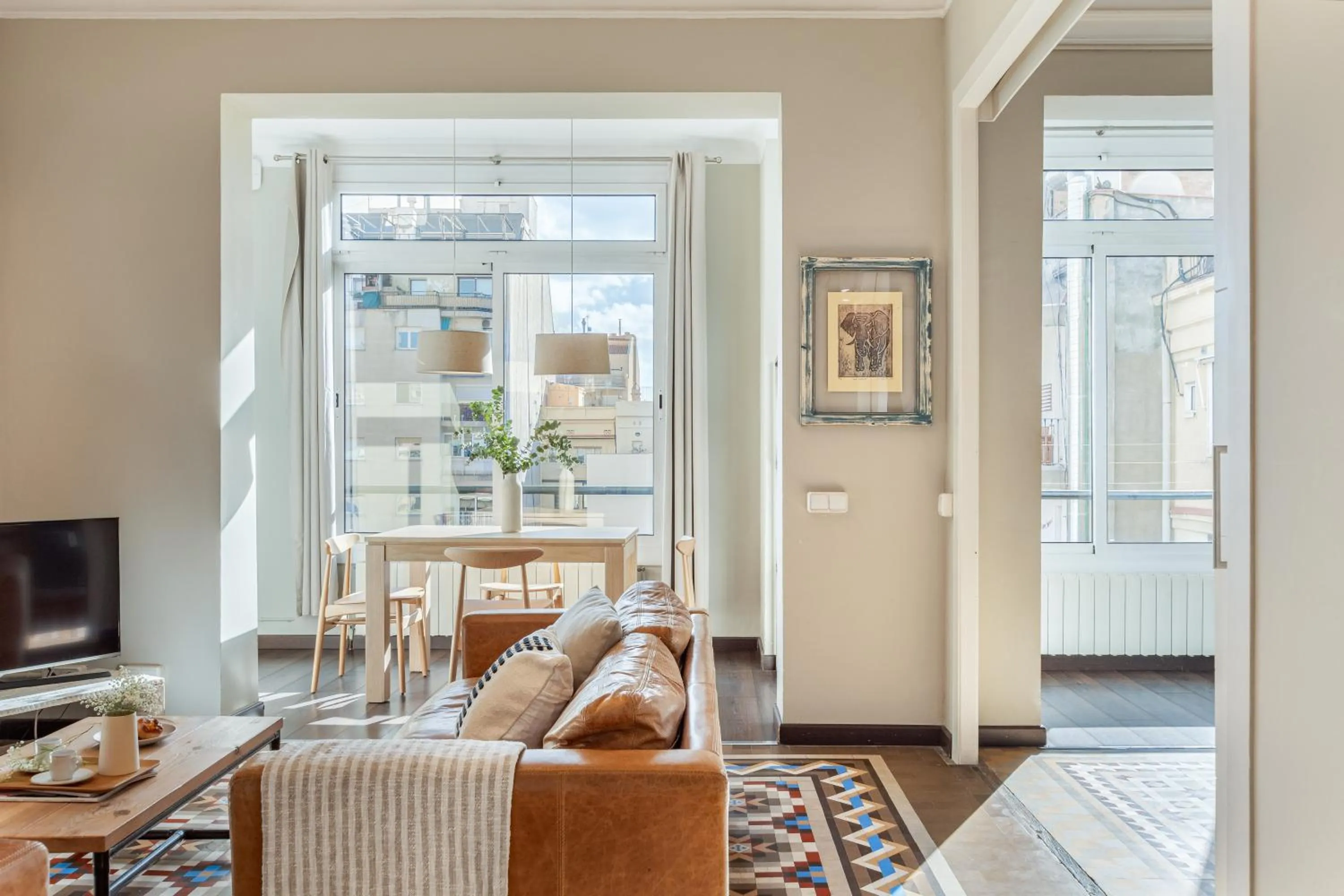 TV and multimedia in Fuster Apartments by Aspasios