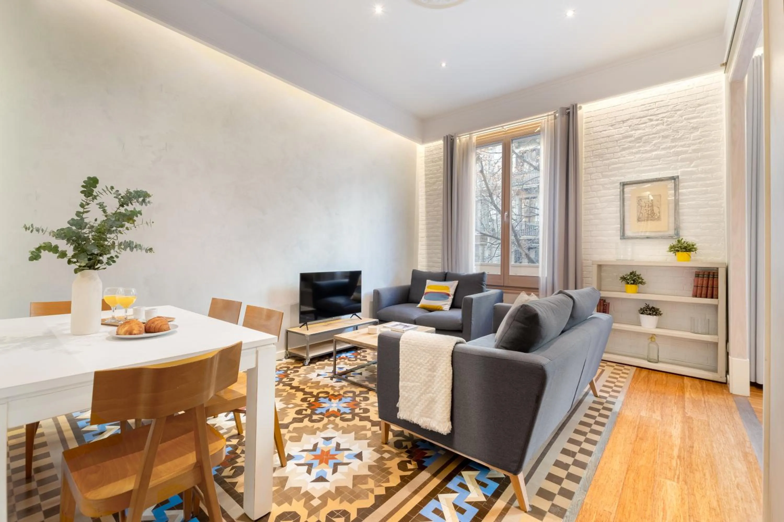 TV and multimedia in Fuster Apartments by Aspasios