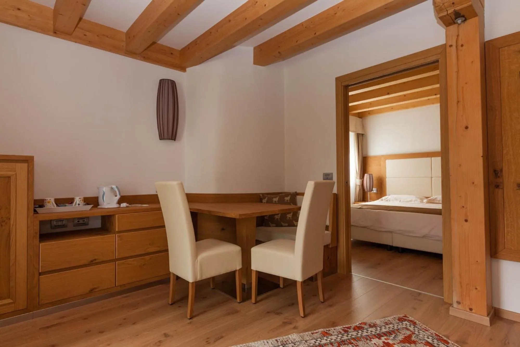 Seating area, Bed in Sayonara Nature & Wellness Hotel