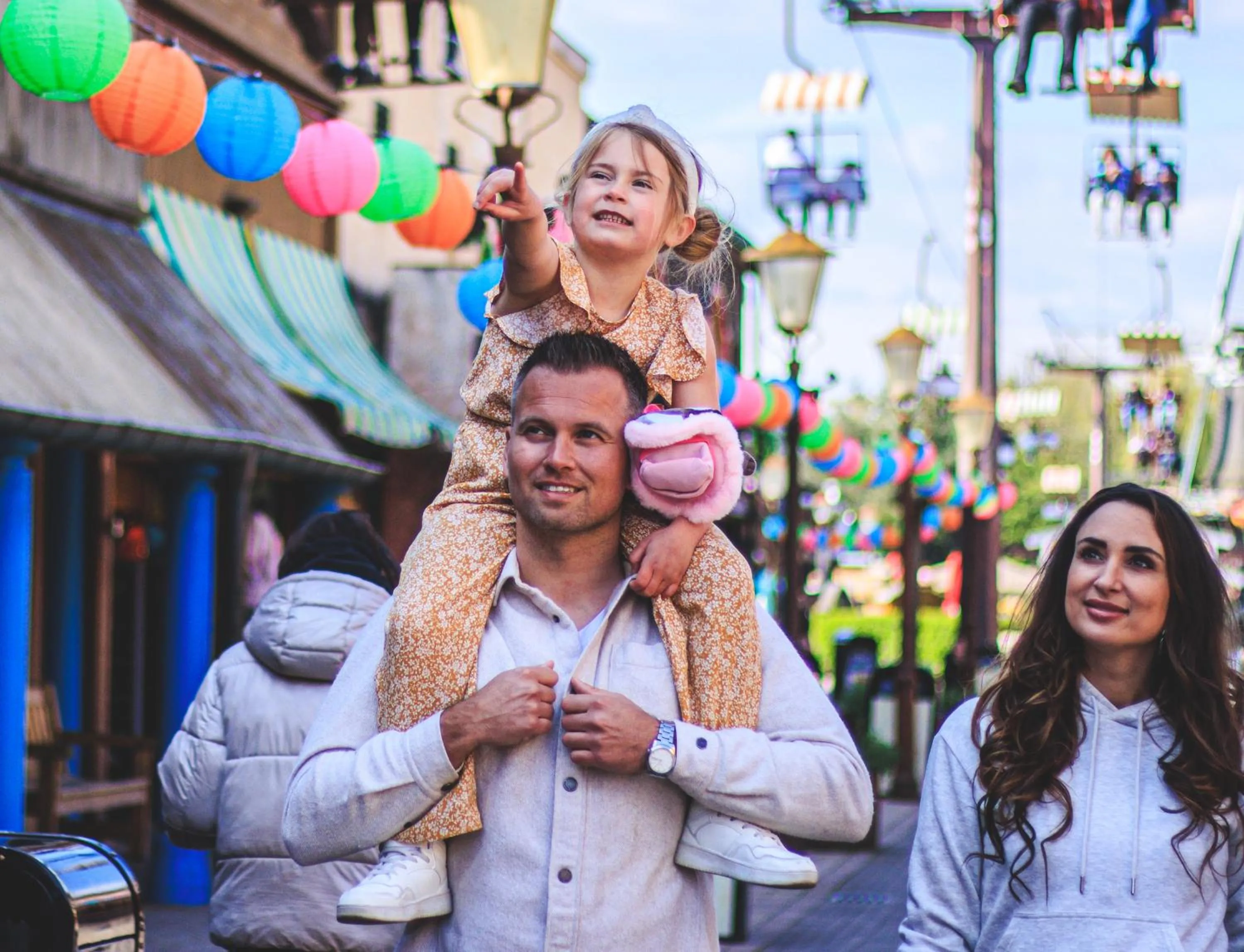 group of guests in Vakantiepark Slagharen