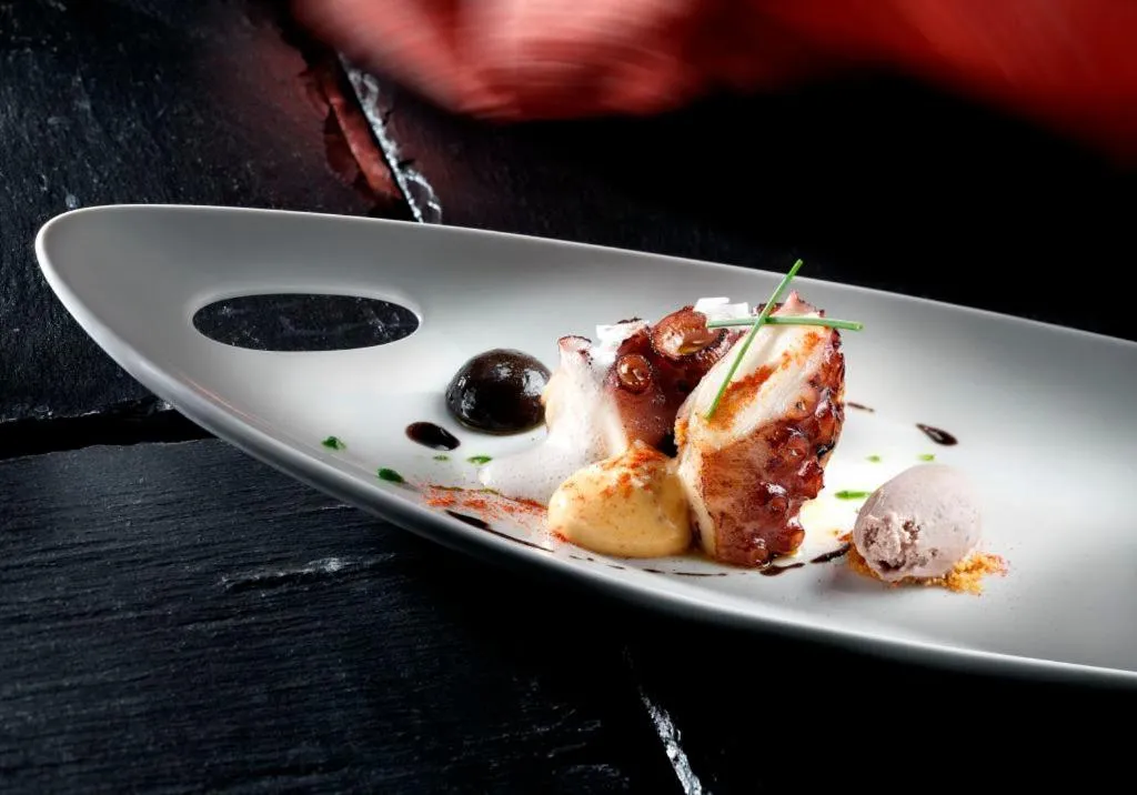 Food close-up in Hotel Castillo de Arteaga