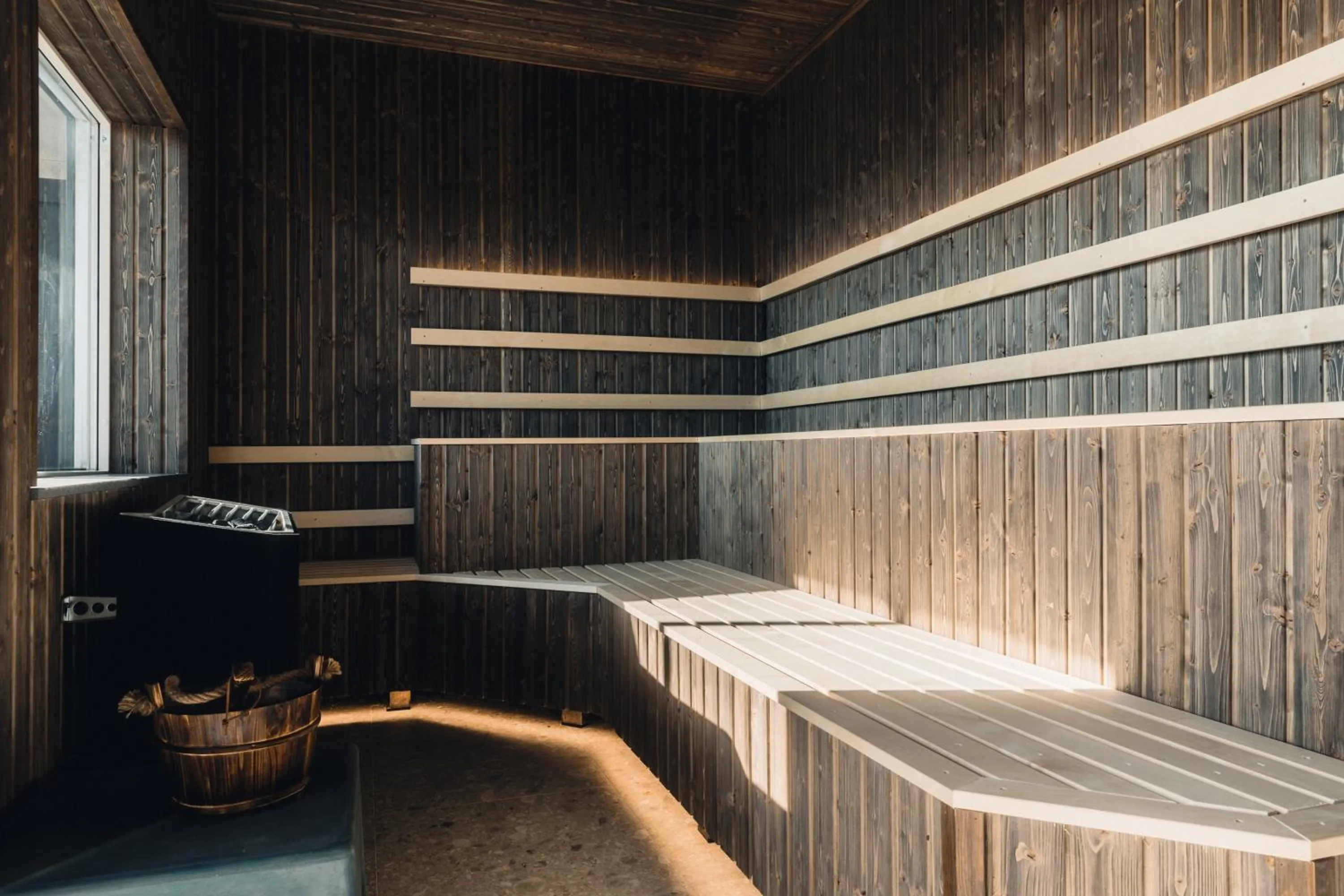 Sauna in Ocean Hotel