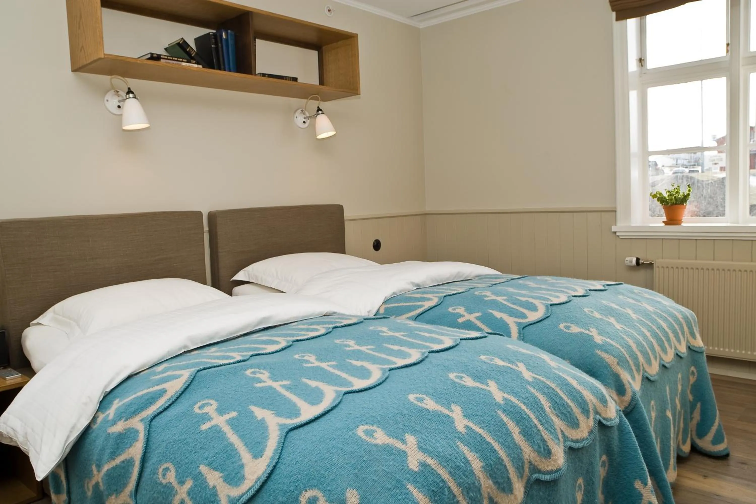 Bed in Hótel Egilsen