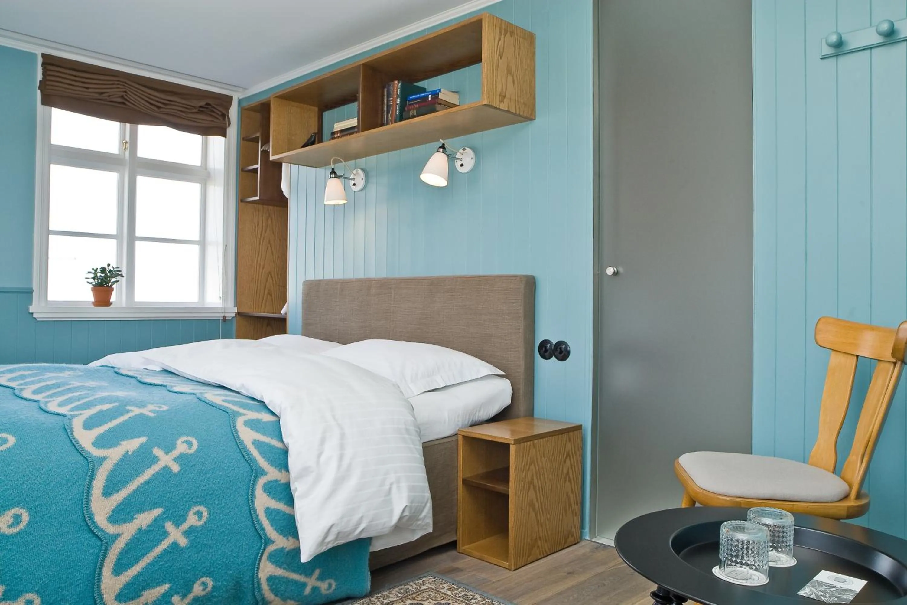 Bed in Hótel Egilsen