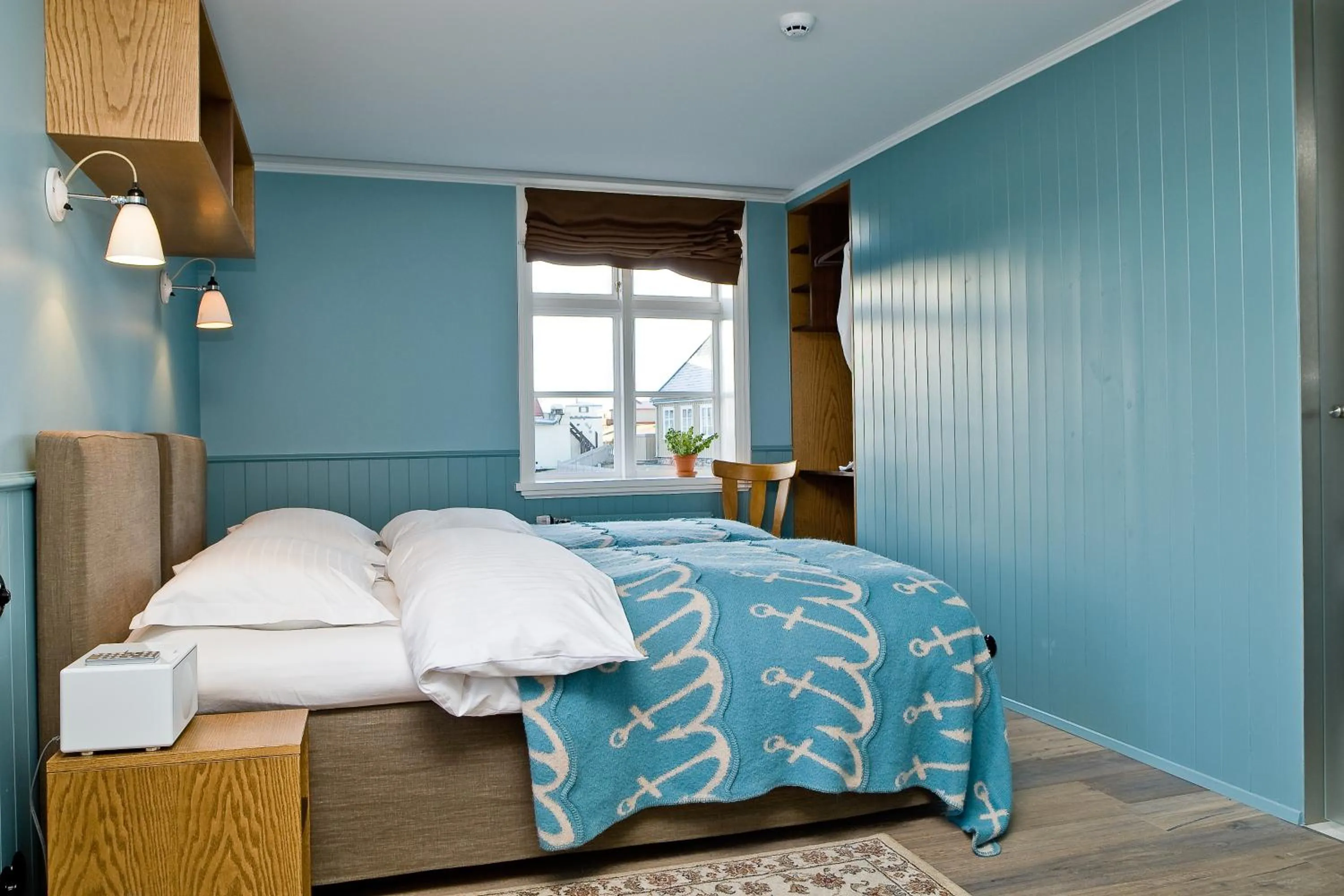 Bed in Hótel Egilsen