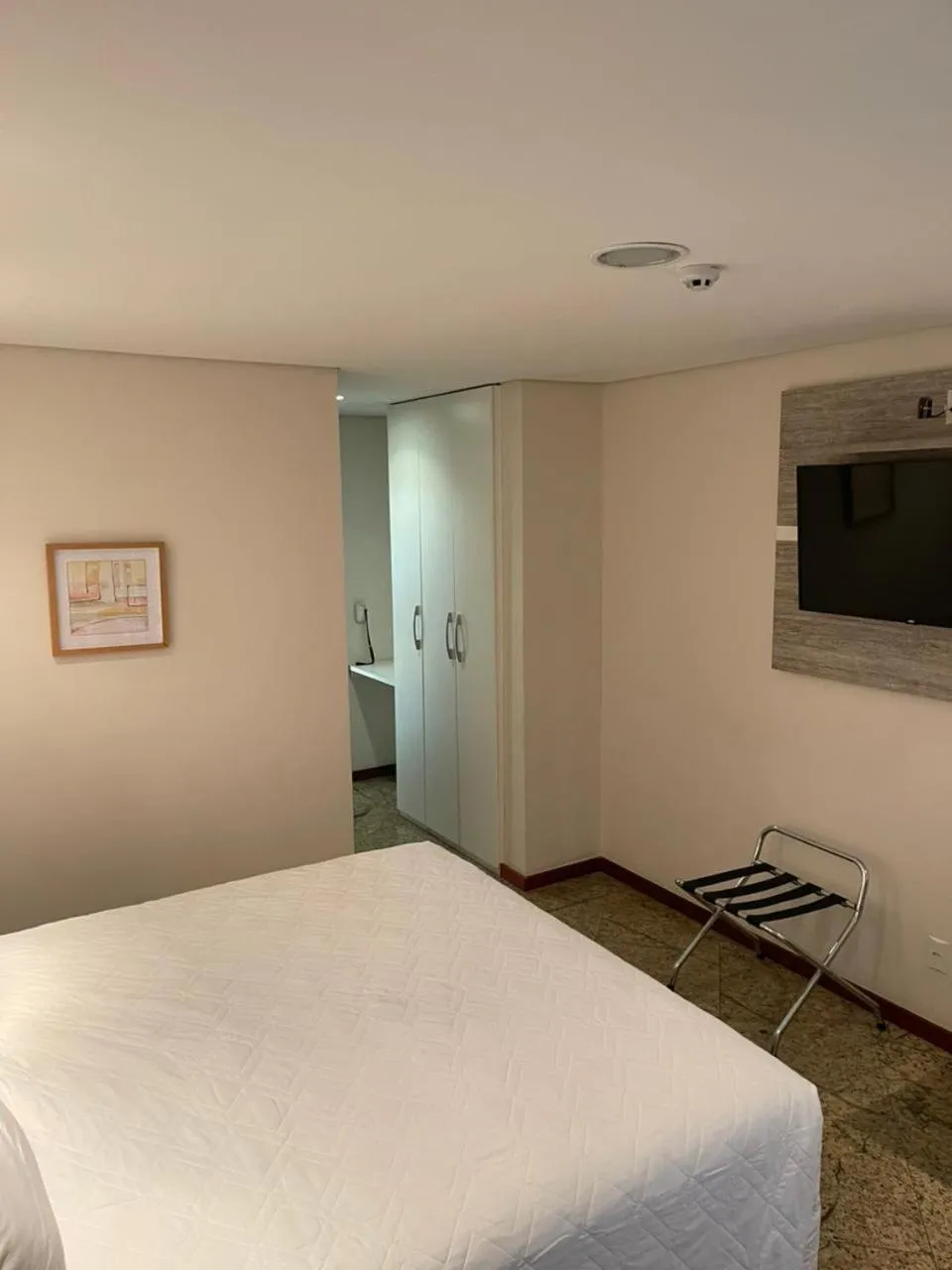 Bed in Colonial Plaza Hotel Pindamonhangaba