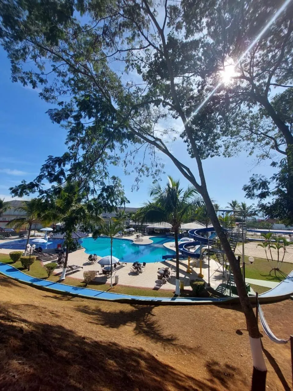 Pool view in Colonial Plaza Hotel Pindamonhangaba