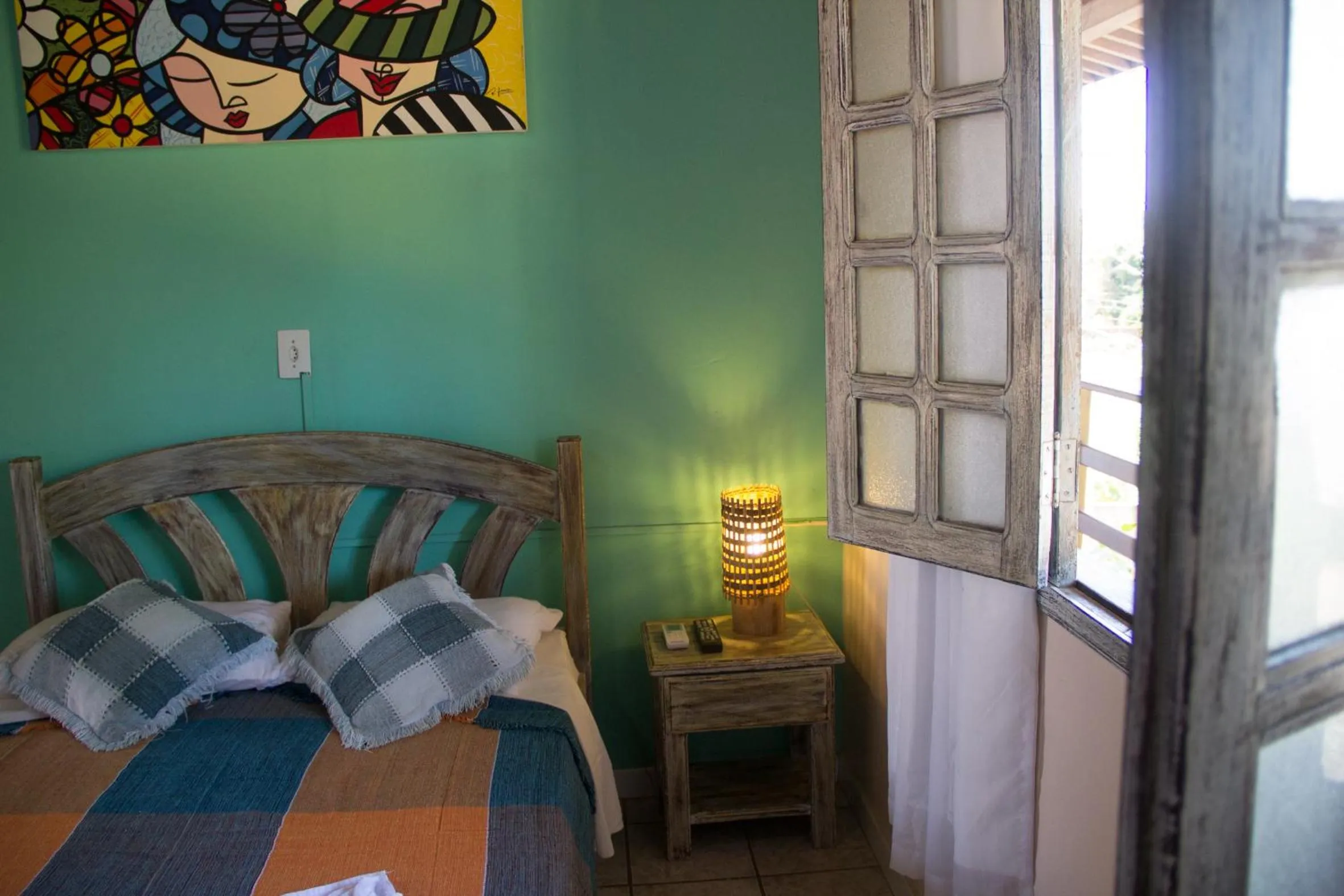 Decorative detail, Bed in Pousada Pedra D'Água Pipa