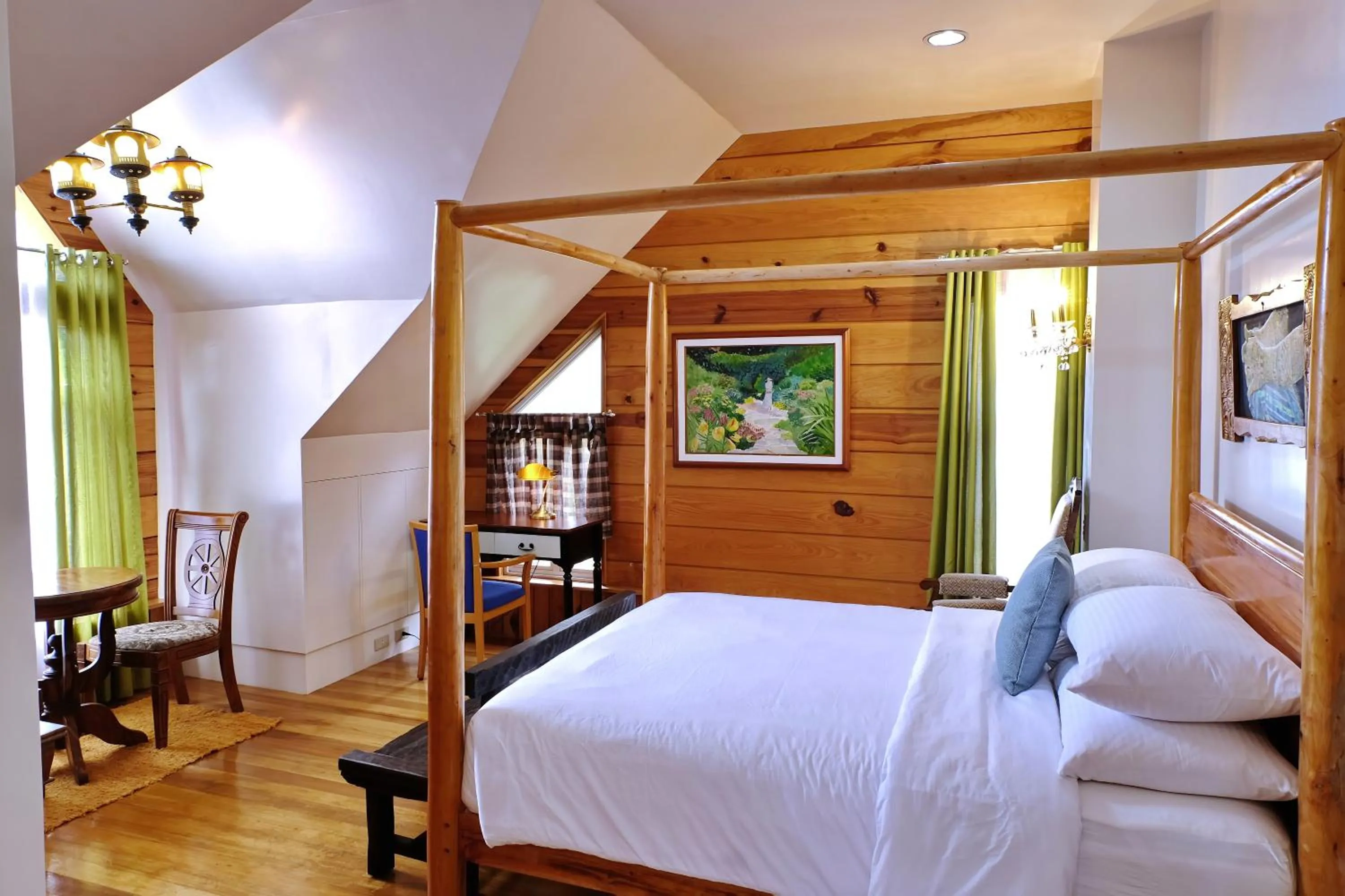 Photo of the whole room in Guest Haven Chalet Baguio Bed and Breakfast