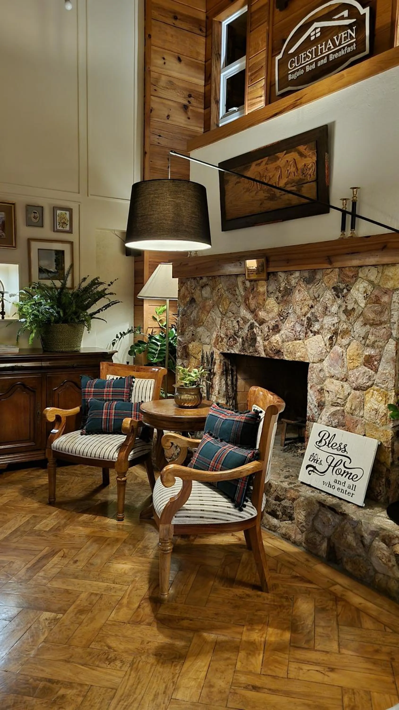 Living room in Guest Haven Chalet Baguio Bed and Breakfast