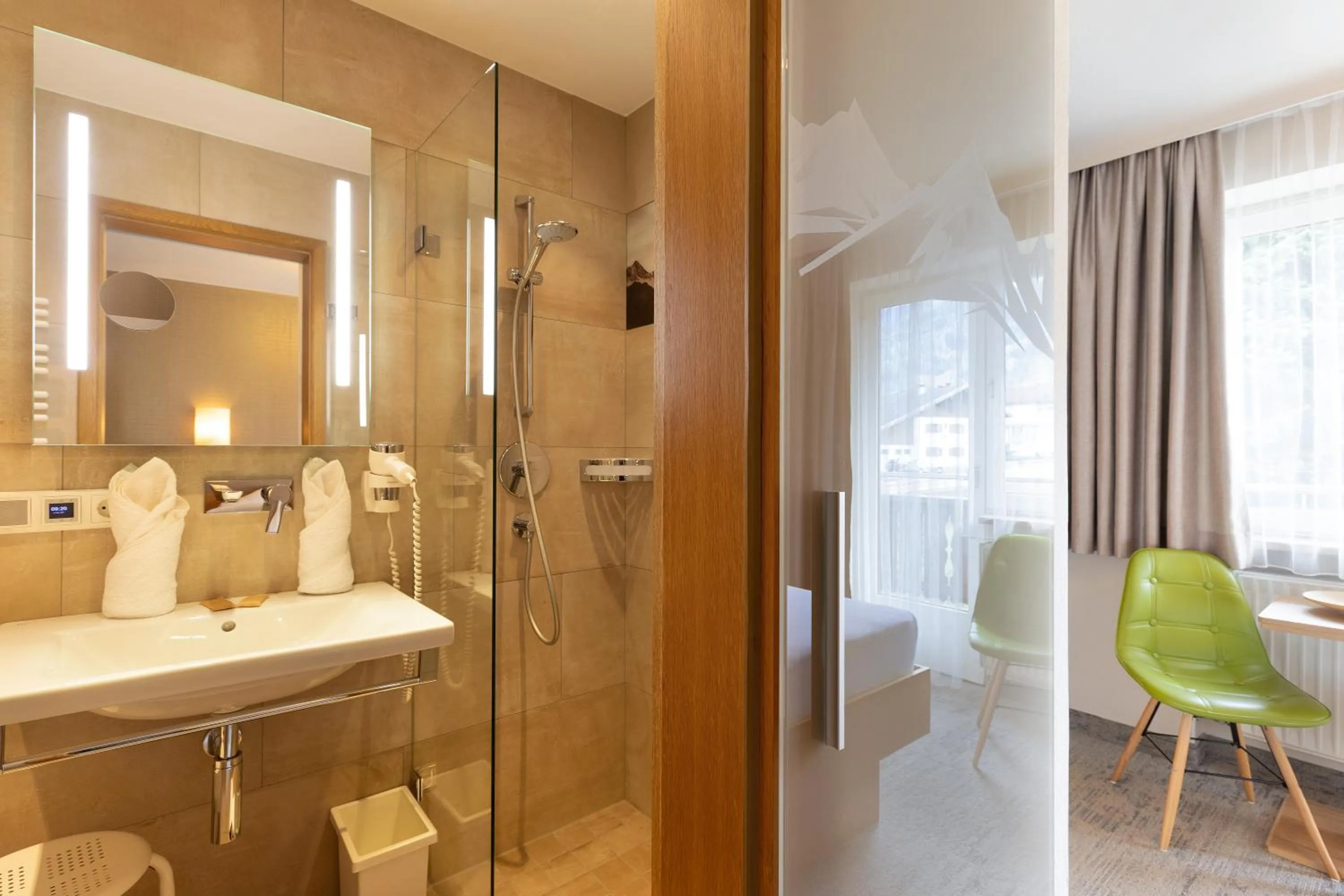 Bathroom in Gästehaus Hornegger