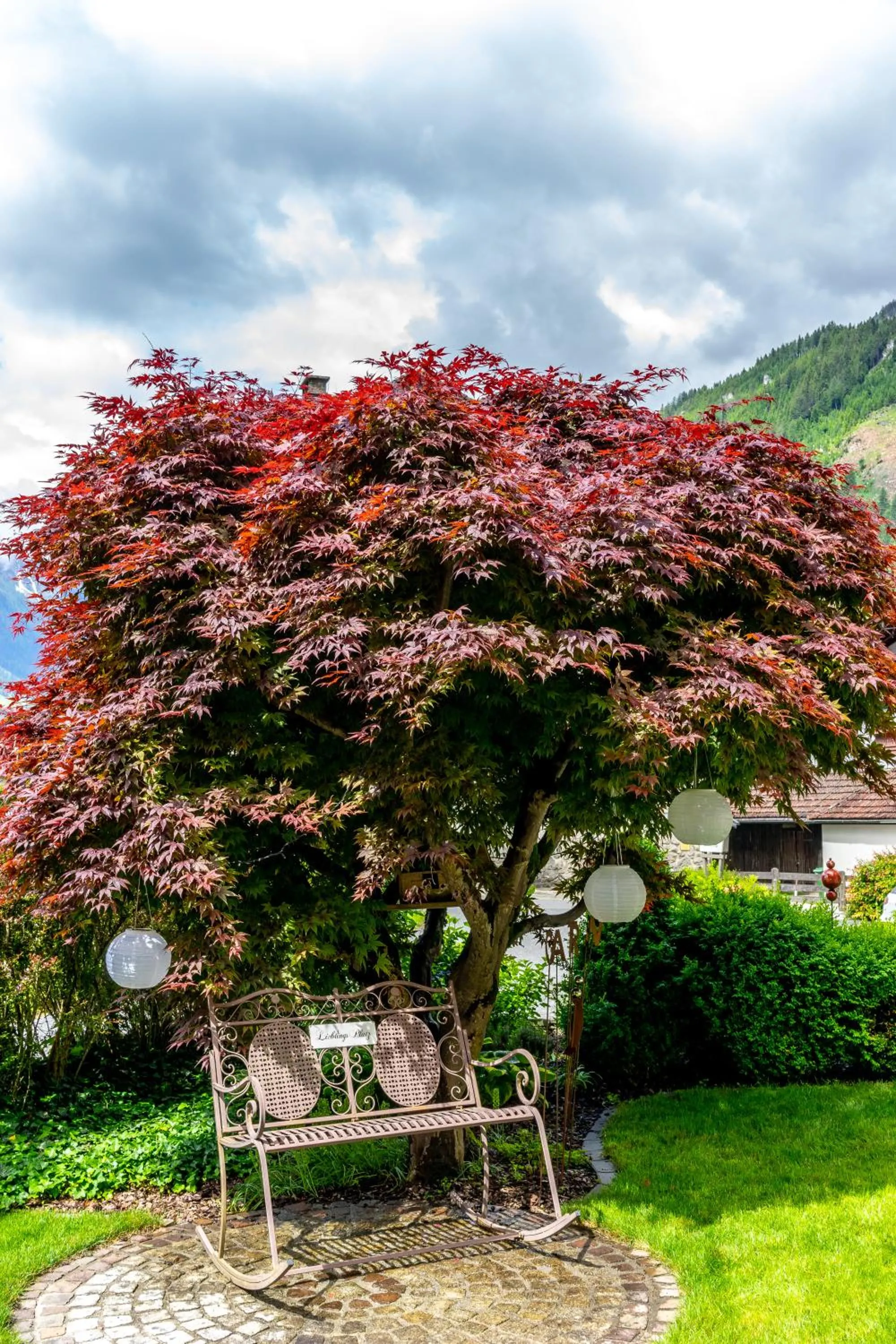 Garden in Gästehaus Hornegger