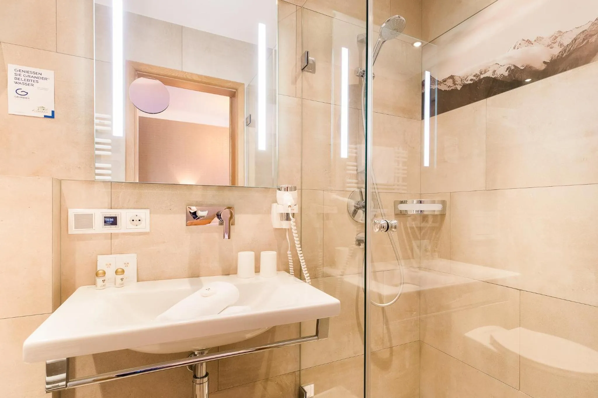 Bathroom in Gästehaus Hornegger