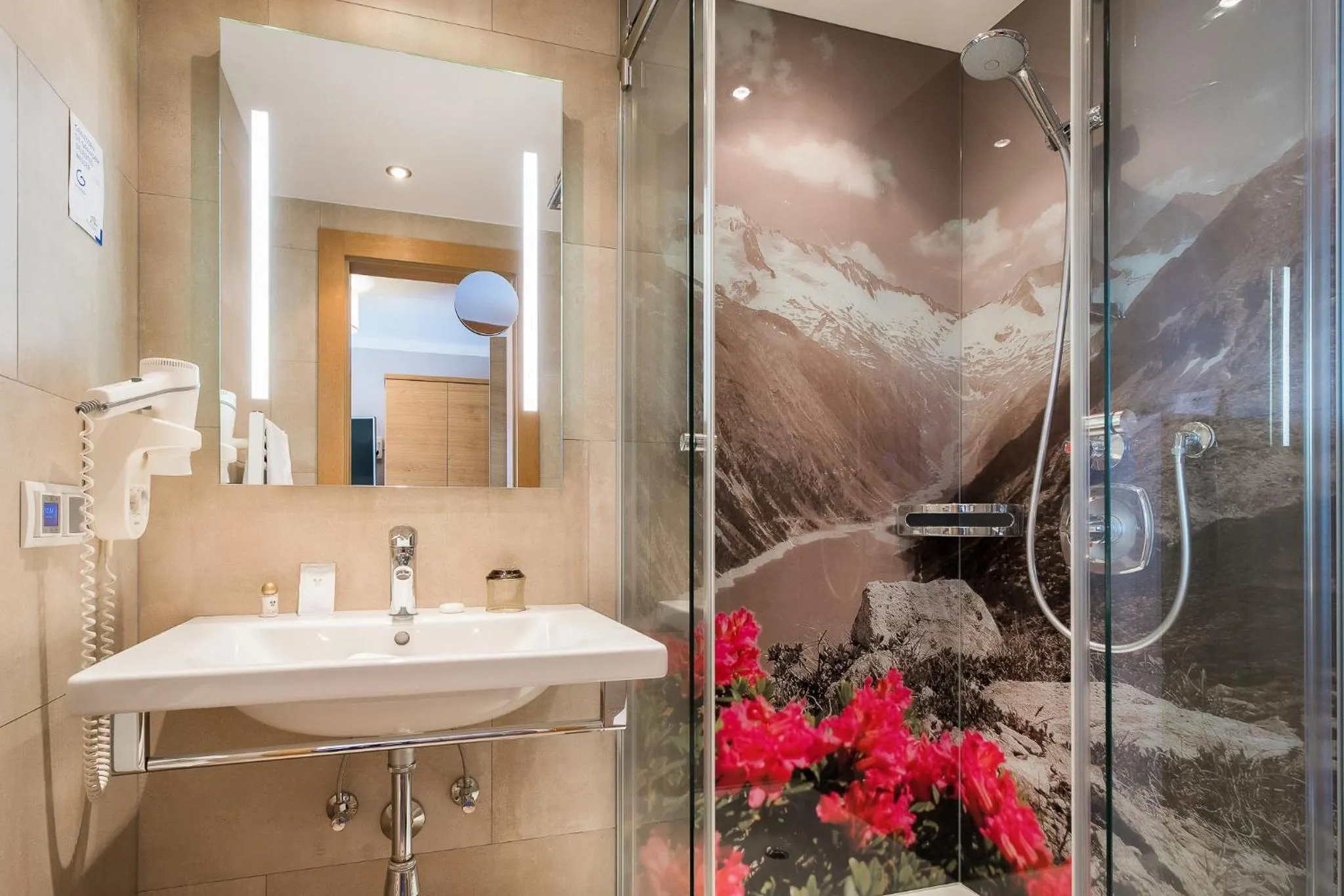 Bathroom in Gästehaus Hornegger