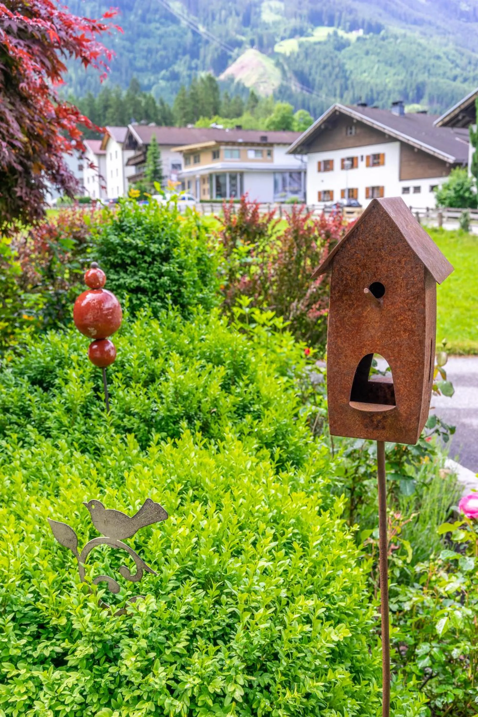 Garden in Gästehaus Hornegger