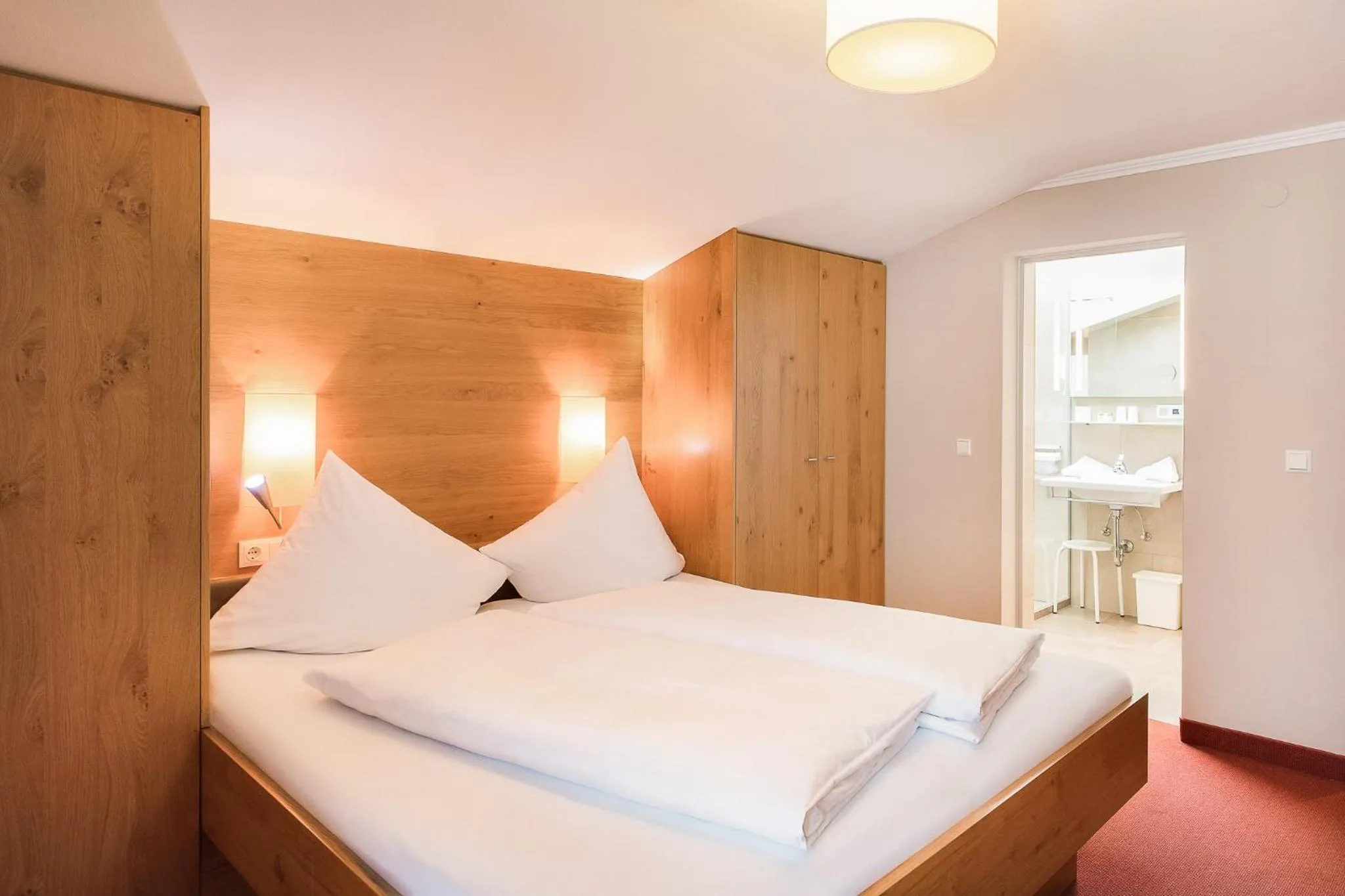 Bed in Gästehaus Hornegger