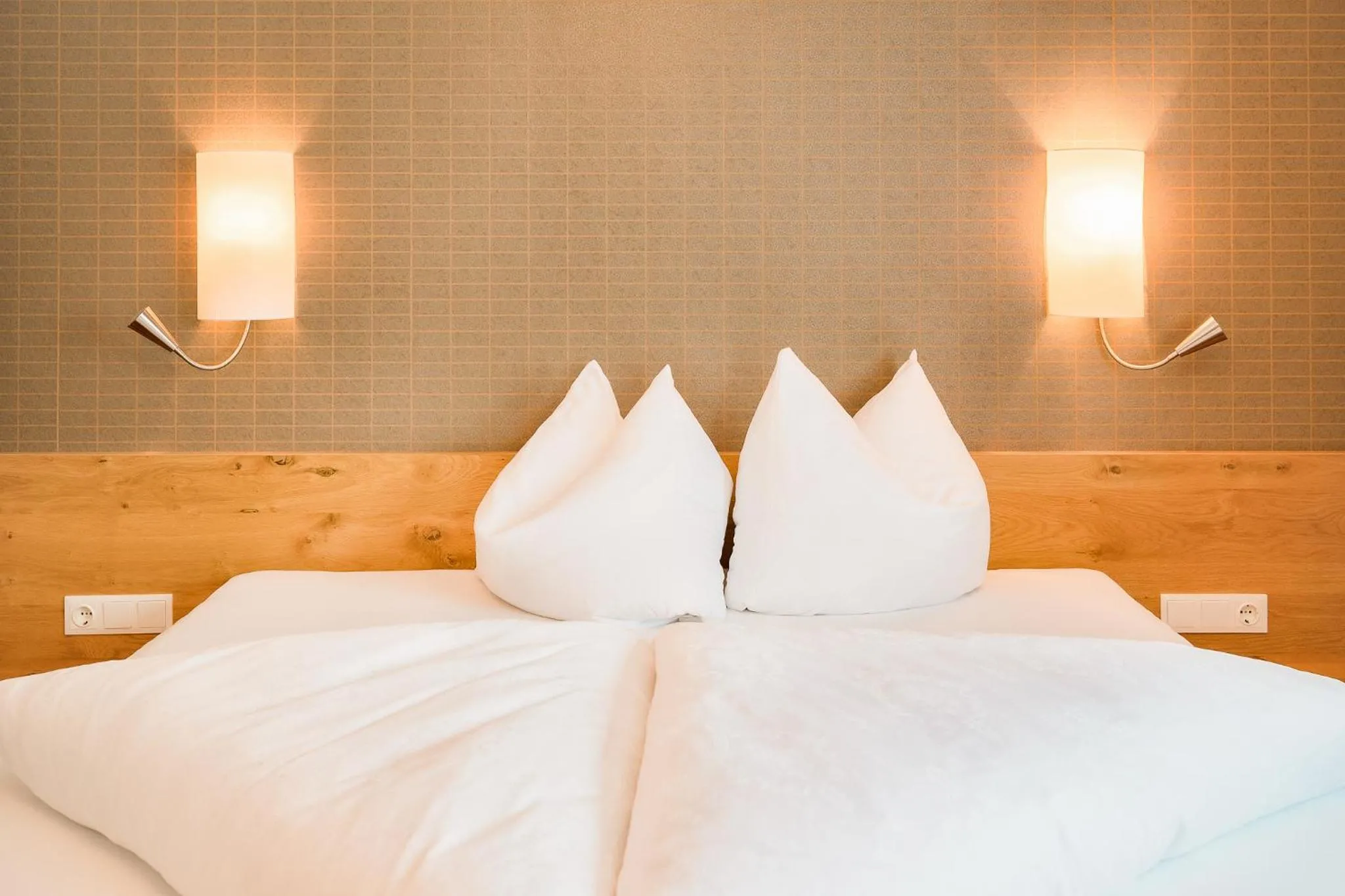 Bed in Gästehaus Hornegger