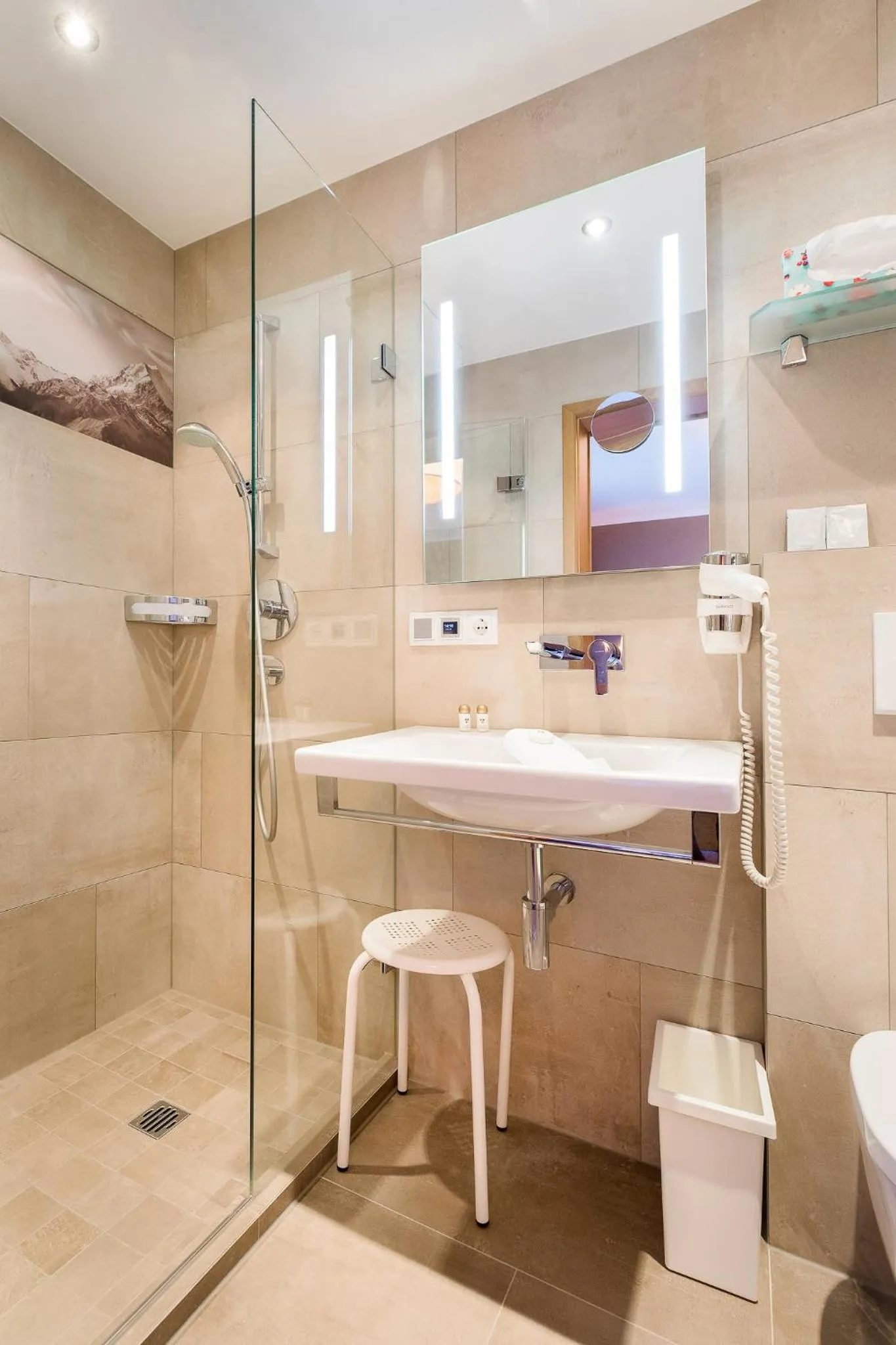 Bathroom in Gästehaus Hornegger