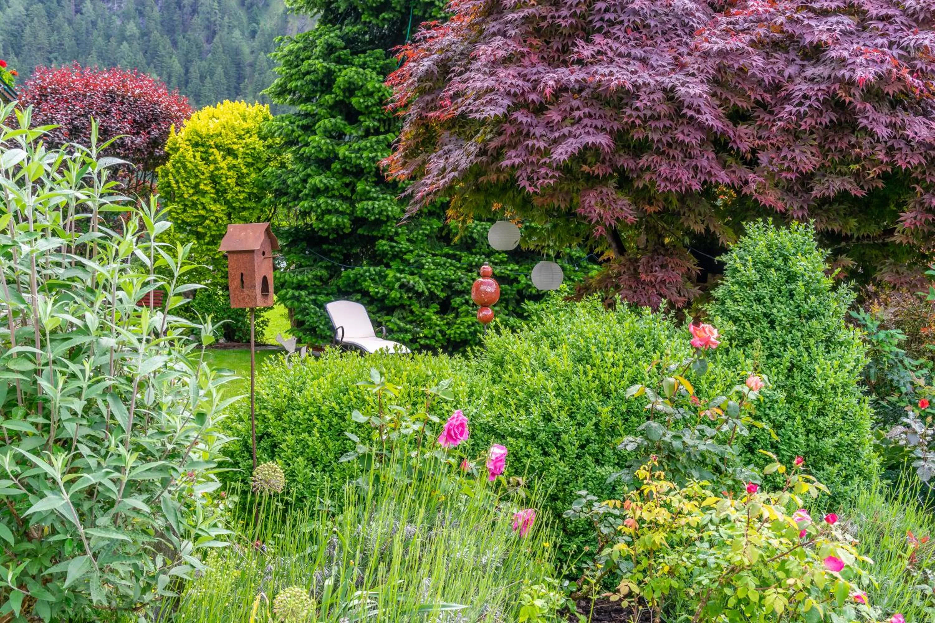 Garden in Gästehaus Hornegger