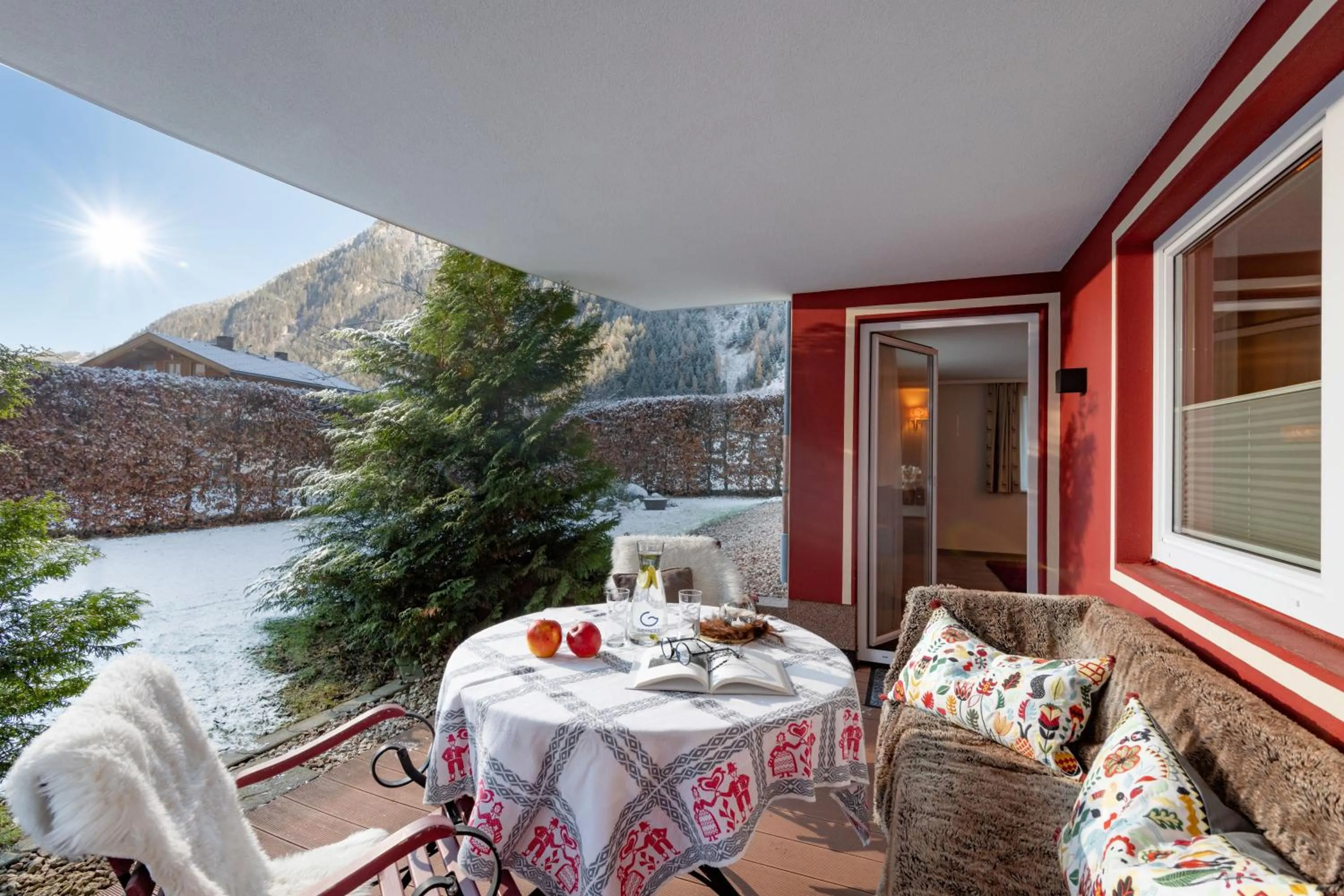 Balcony/Terrace in Gästehaus Hornegger