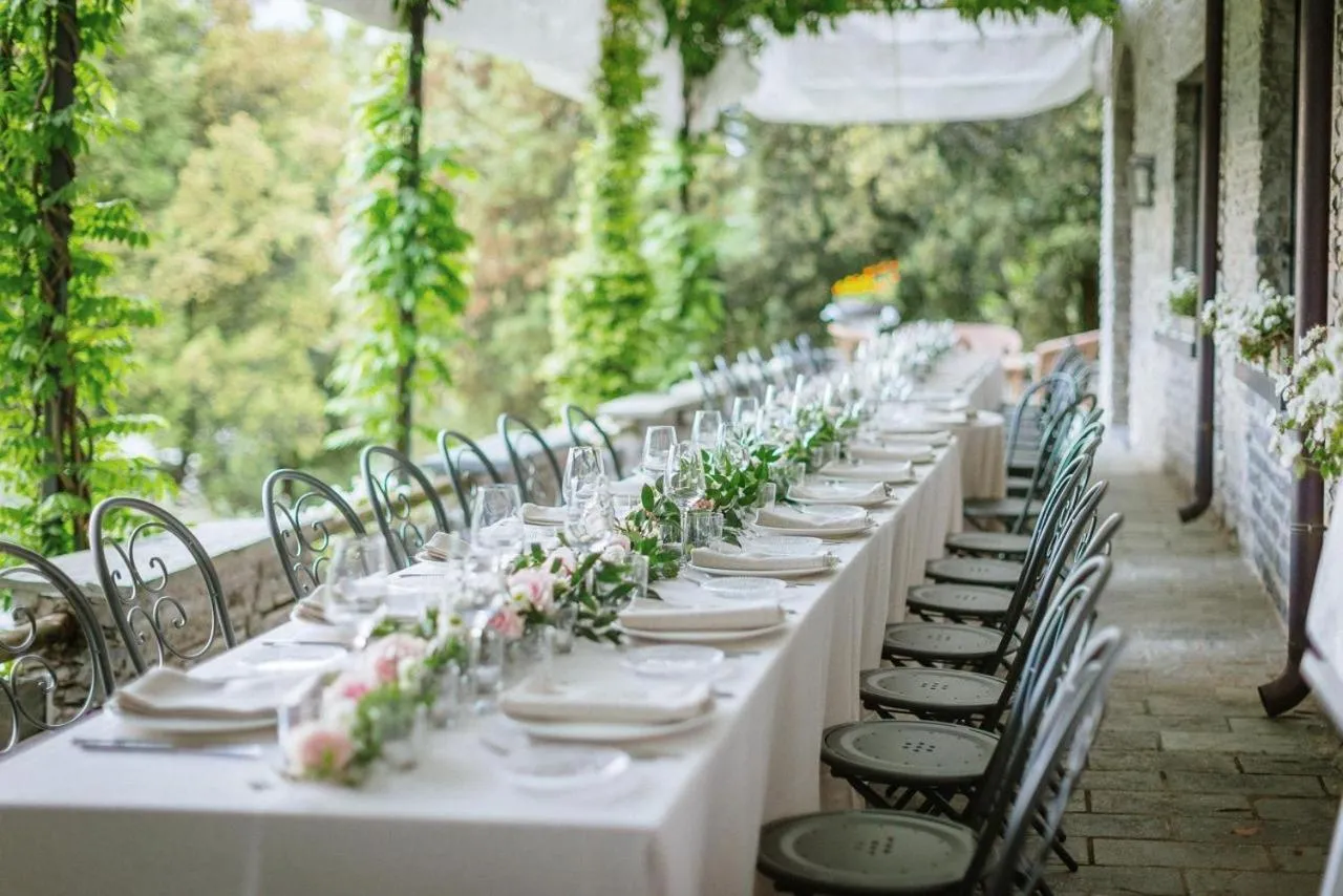 wedding in Castello di Vezio in the Village