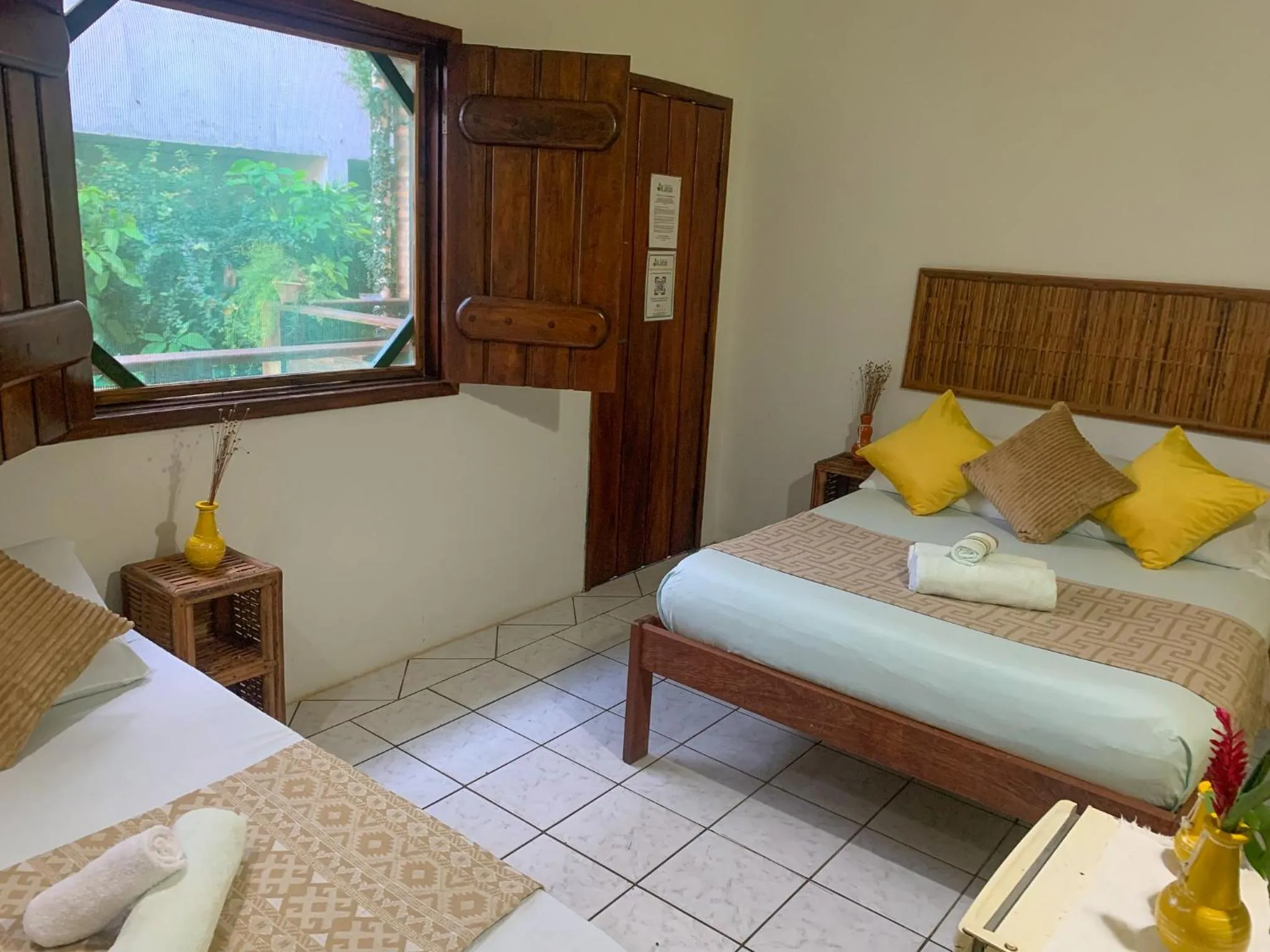 Bed in Pousada Lanai