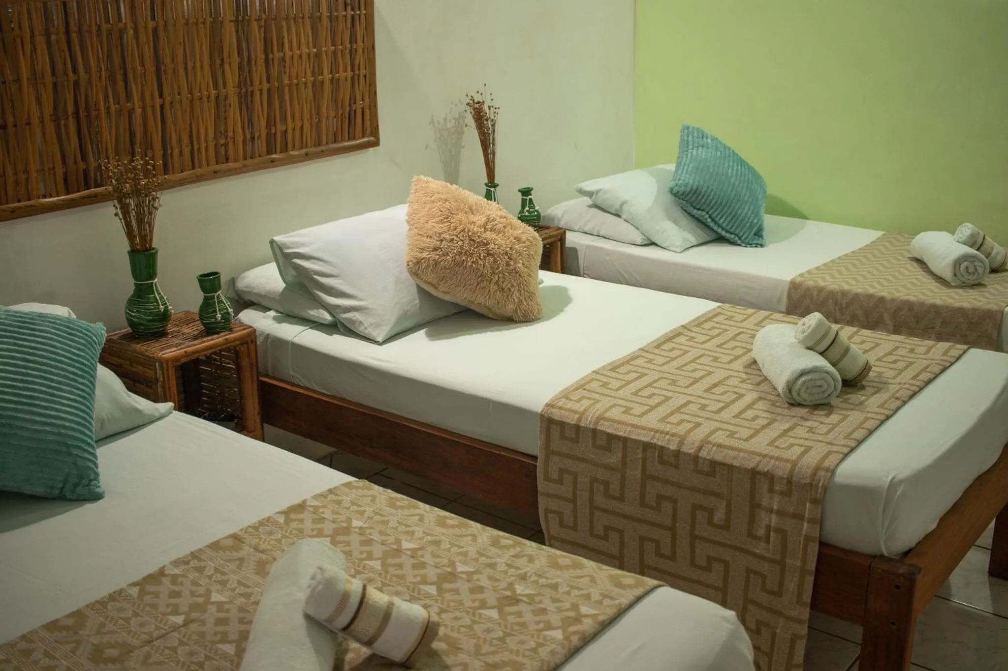 Bed in Pousada Lanai