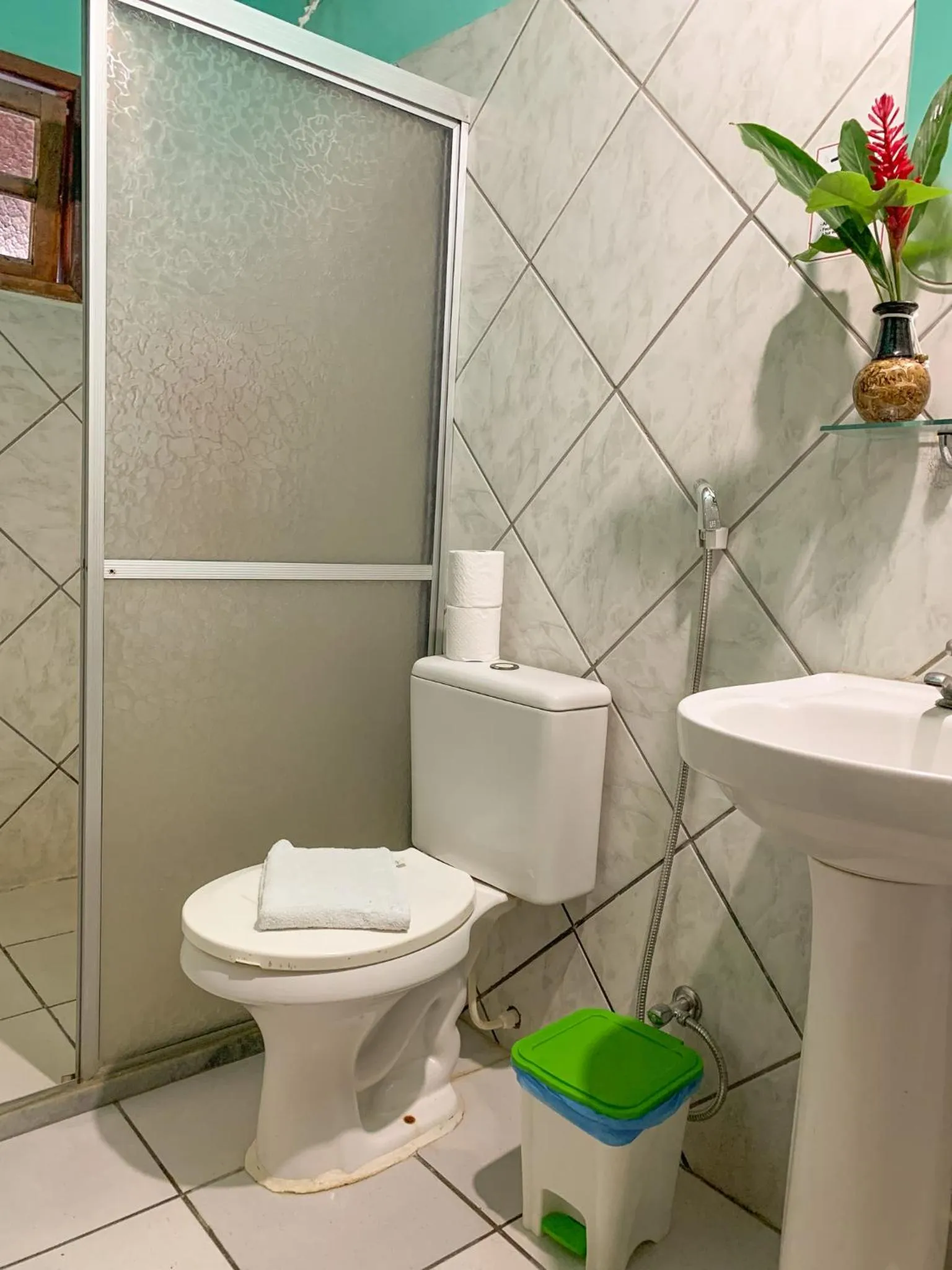 Bathroom in Pousada Lanai