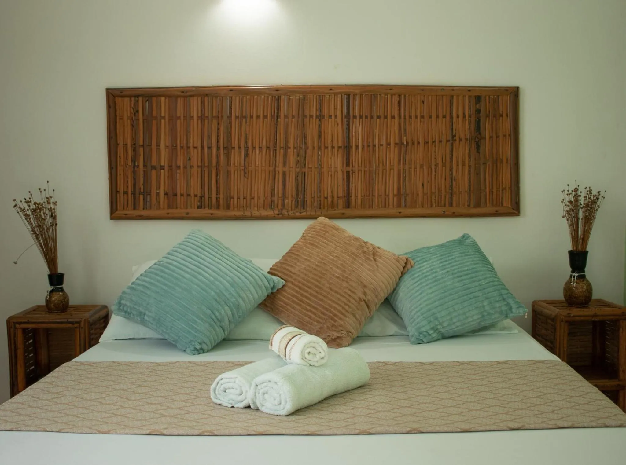 Bed in Pousada Lanai