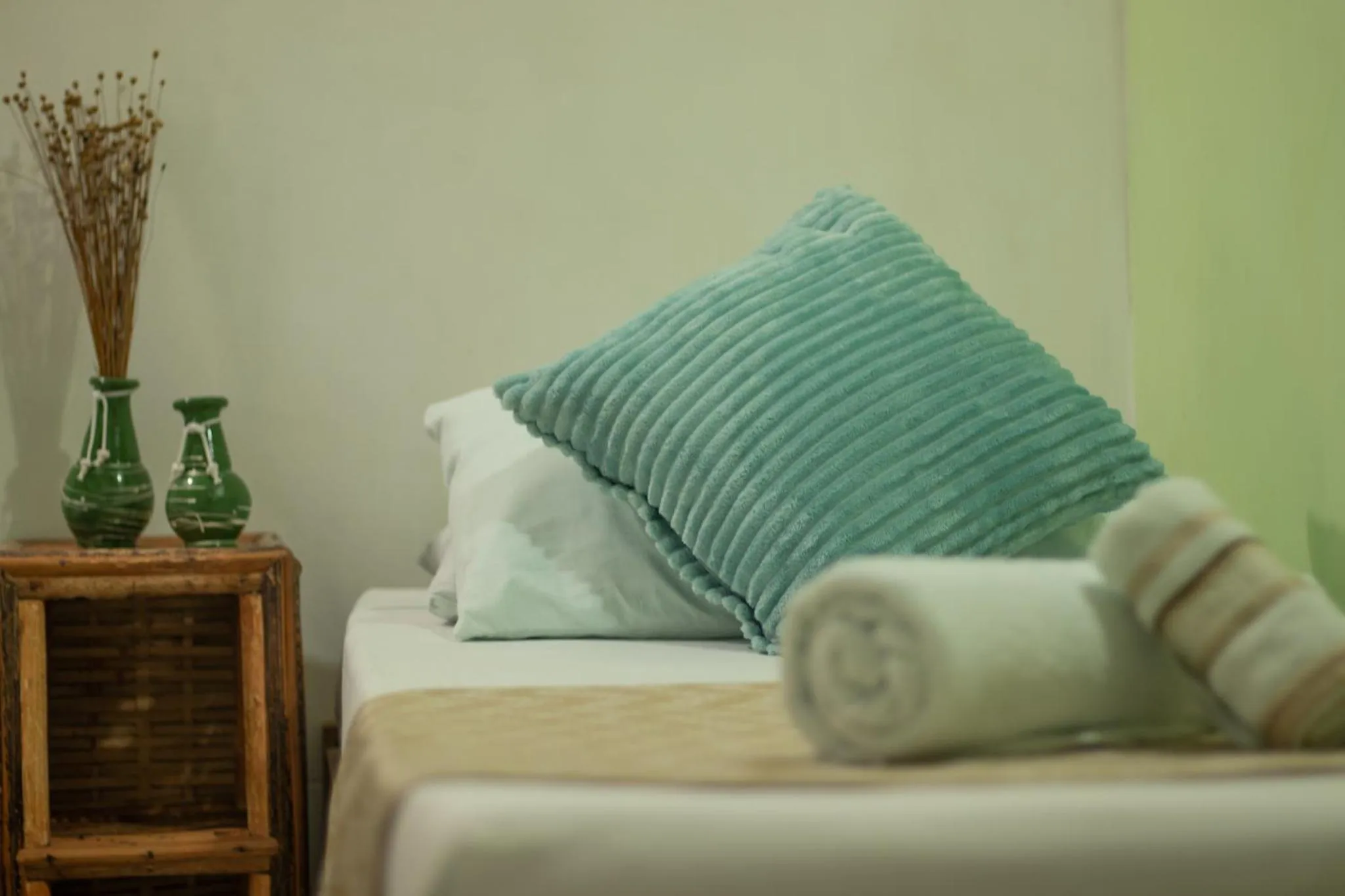 Bed in Pousada Lanai